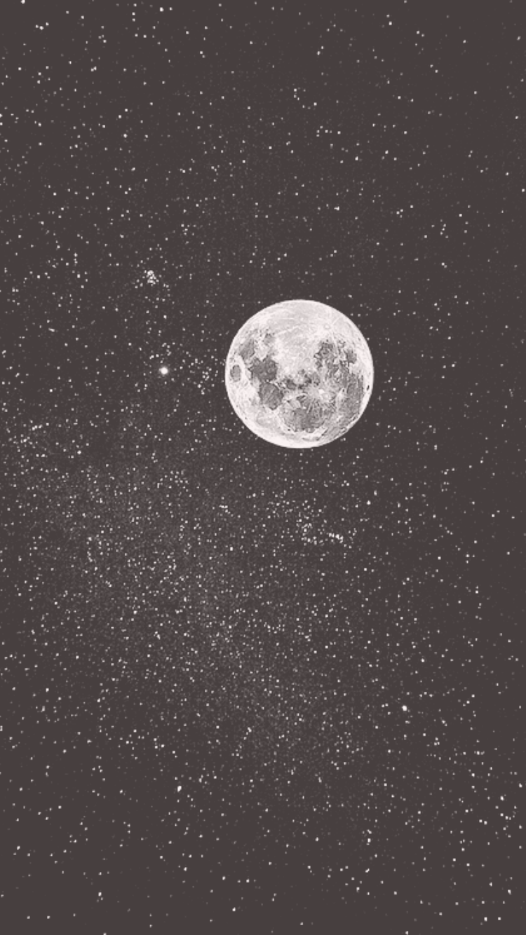 black moon and stars wallpaper