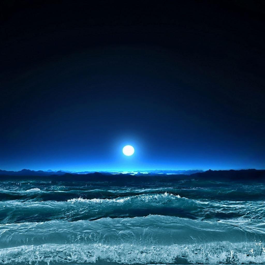 Moon And Sea Wallpapers - Top Free Moon And Sea Backgrounds 