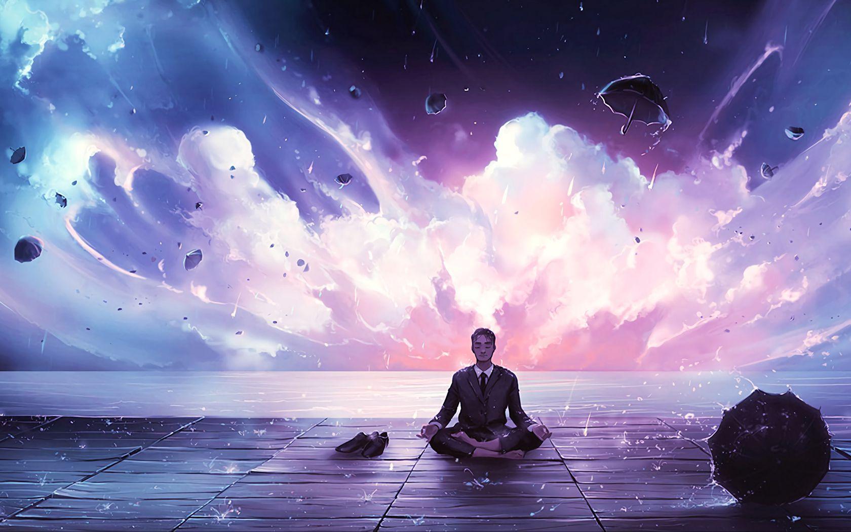 Details more than 54 universe meditation wallpaper best - in.cdgdbentre