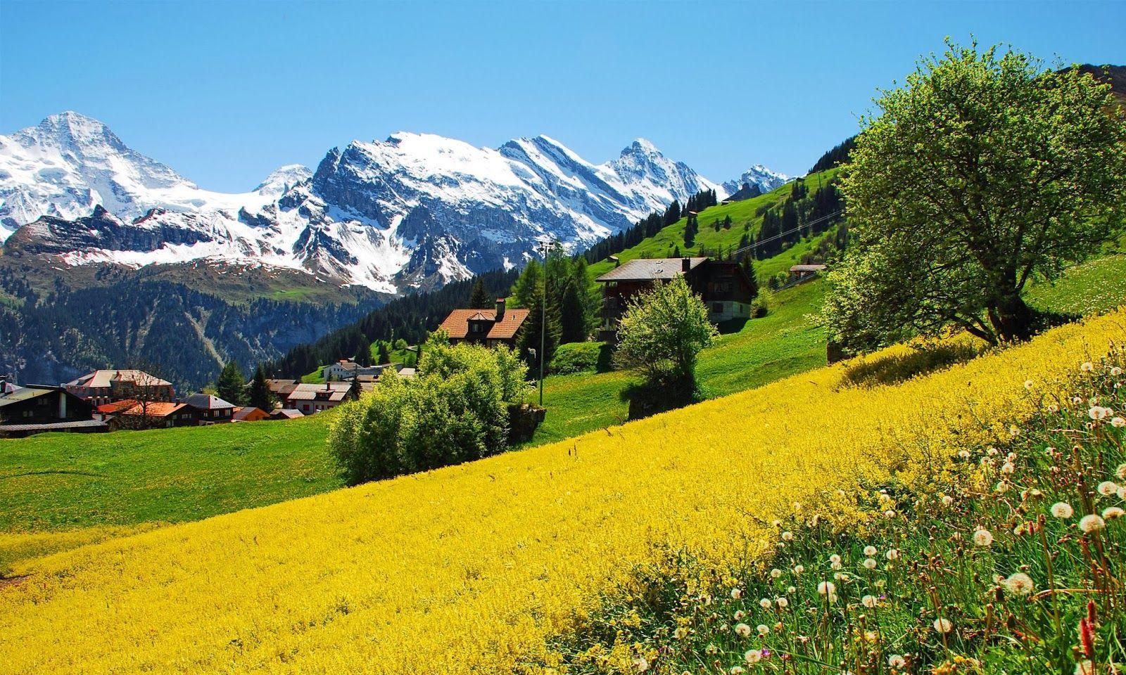 1600x960 Switzerland Desktop Wallpaper
