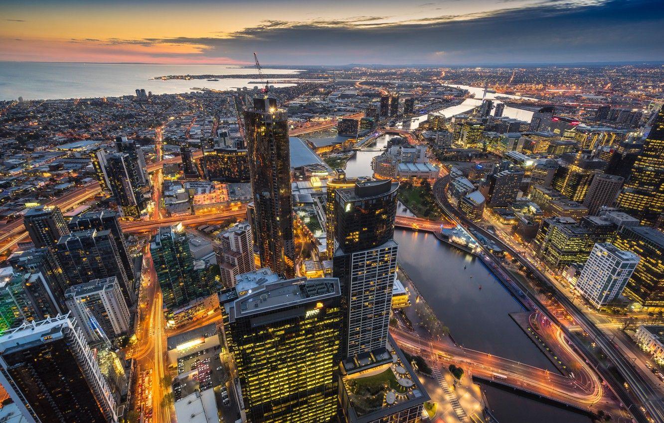 1332x850 Wallpaper Melbourne, Australia, Eureka Tower image for desktop, section город