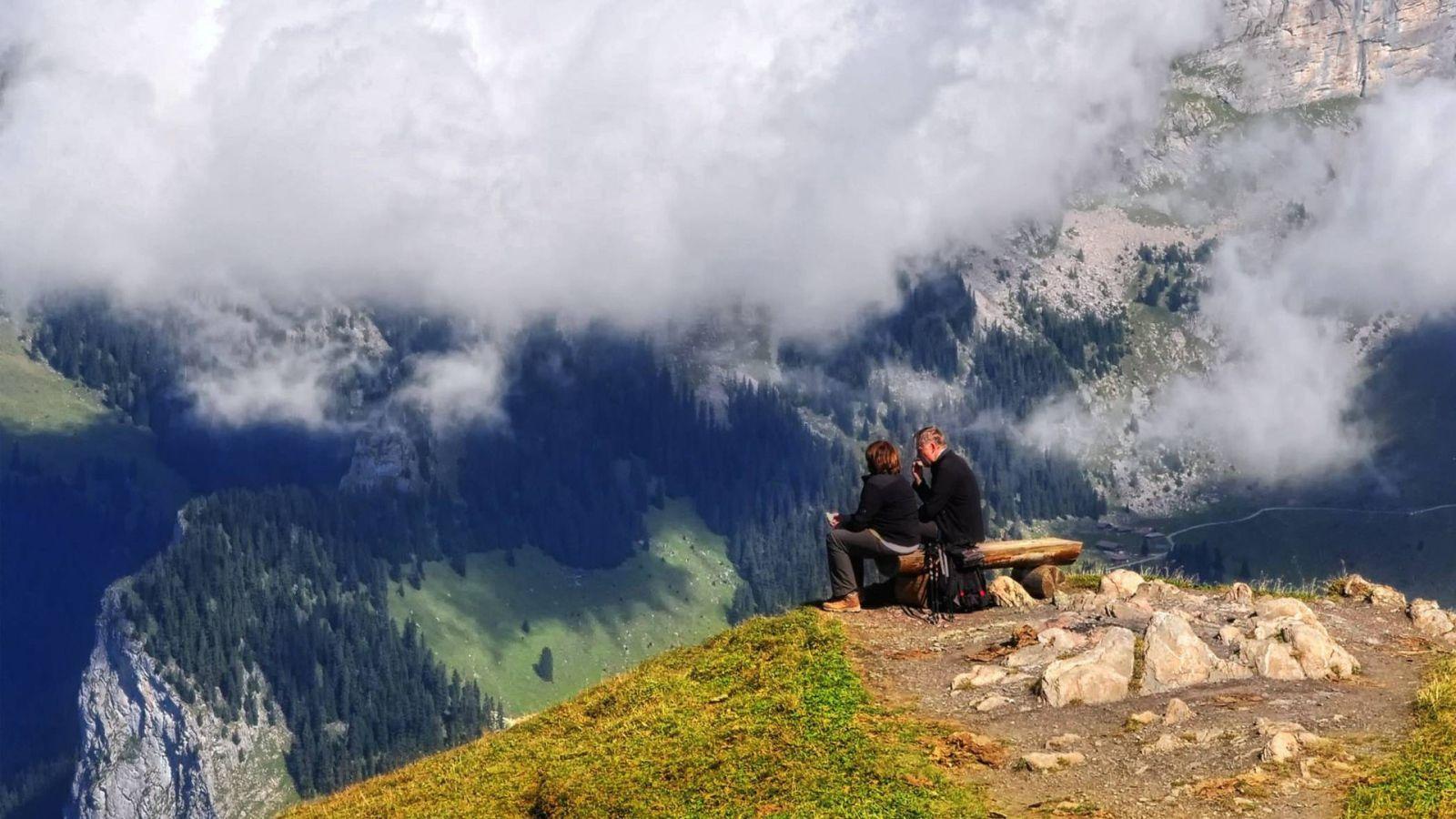 1600x900 Mount Männlichen, Swiss Alps Desktop wallpaper 1600x900