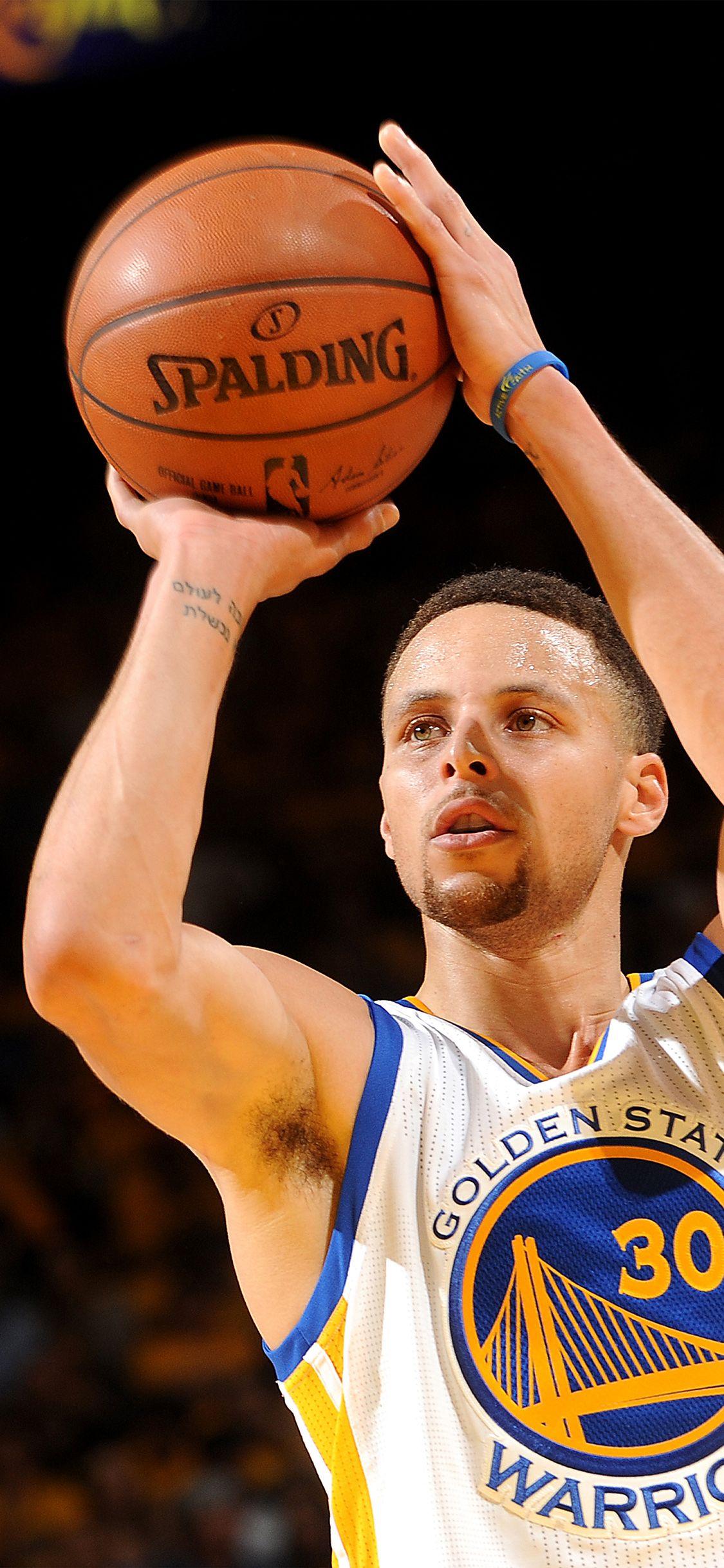 1125x2436 iPhone X wallpaper. curry champion nba shoot golden state warriors