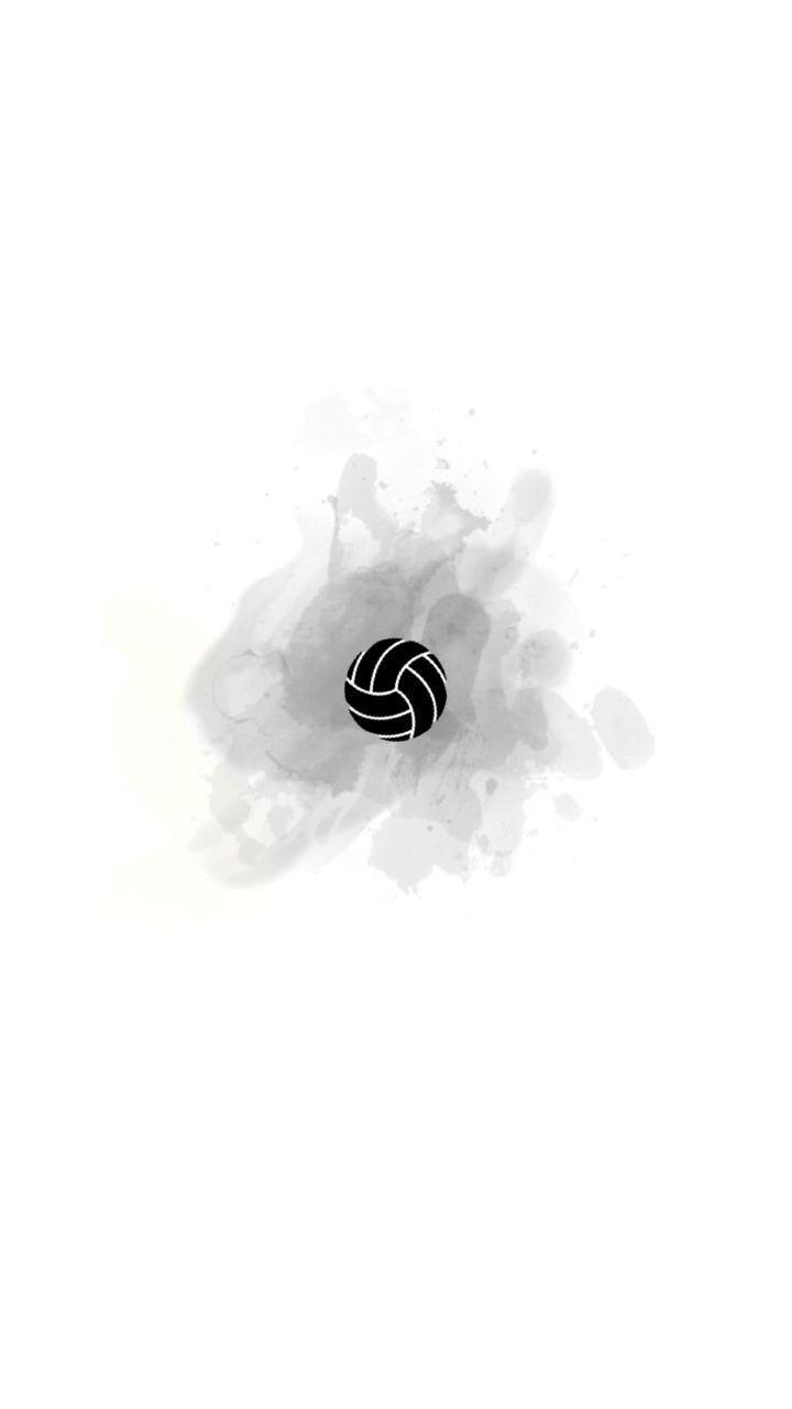 Black Volleyball Fabric Wallpaper and Home Decor  Spoonflower