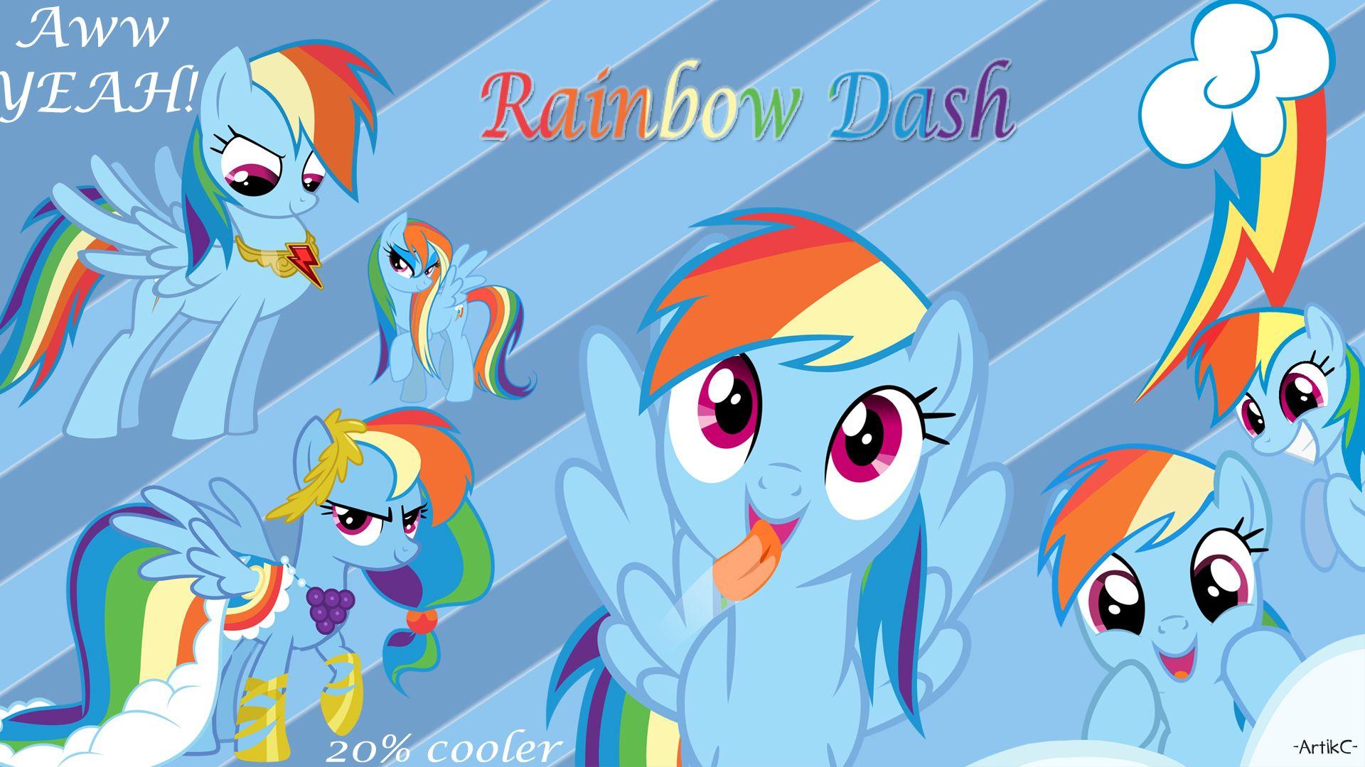 1920x1080 Rainbow Dash [AC] Wallpaper. My Little Pony: Friendship is Magic