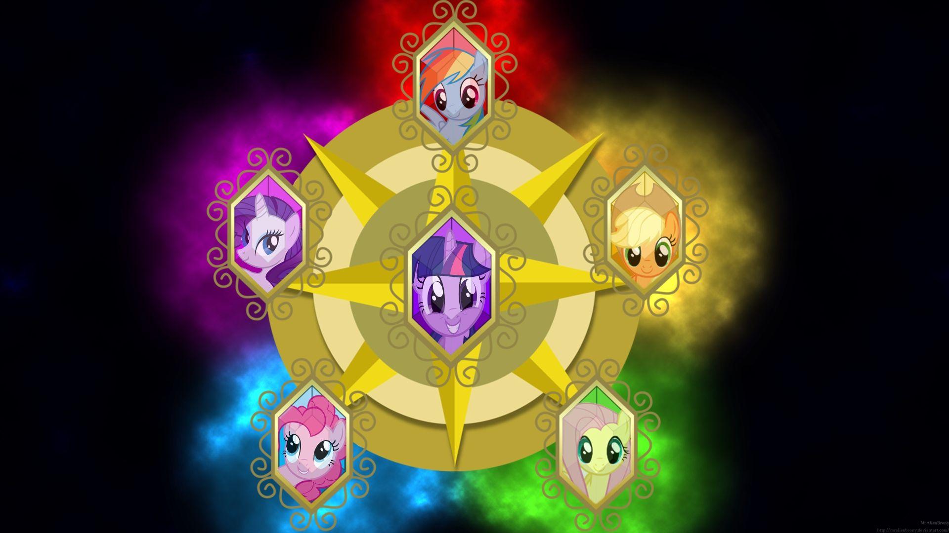 1920x1080 my little pony friendship is magic elements of harmony mane 6 1920x1080 wallpaper High Quality Wallpaper, High Definition Wallpaper