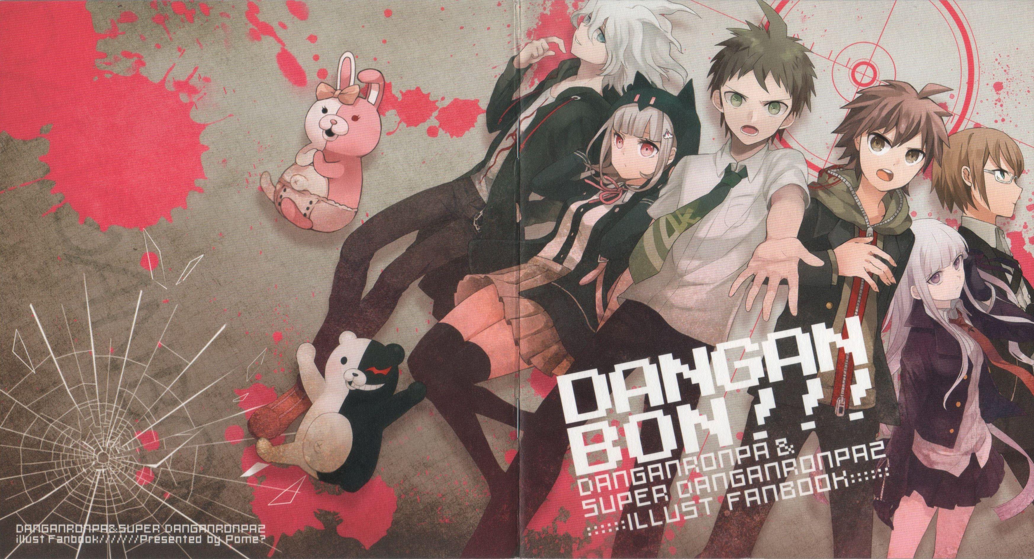 3493x1889 Naegi Makoto, Wallpaper Anime Image Board