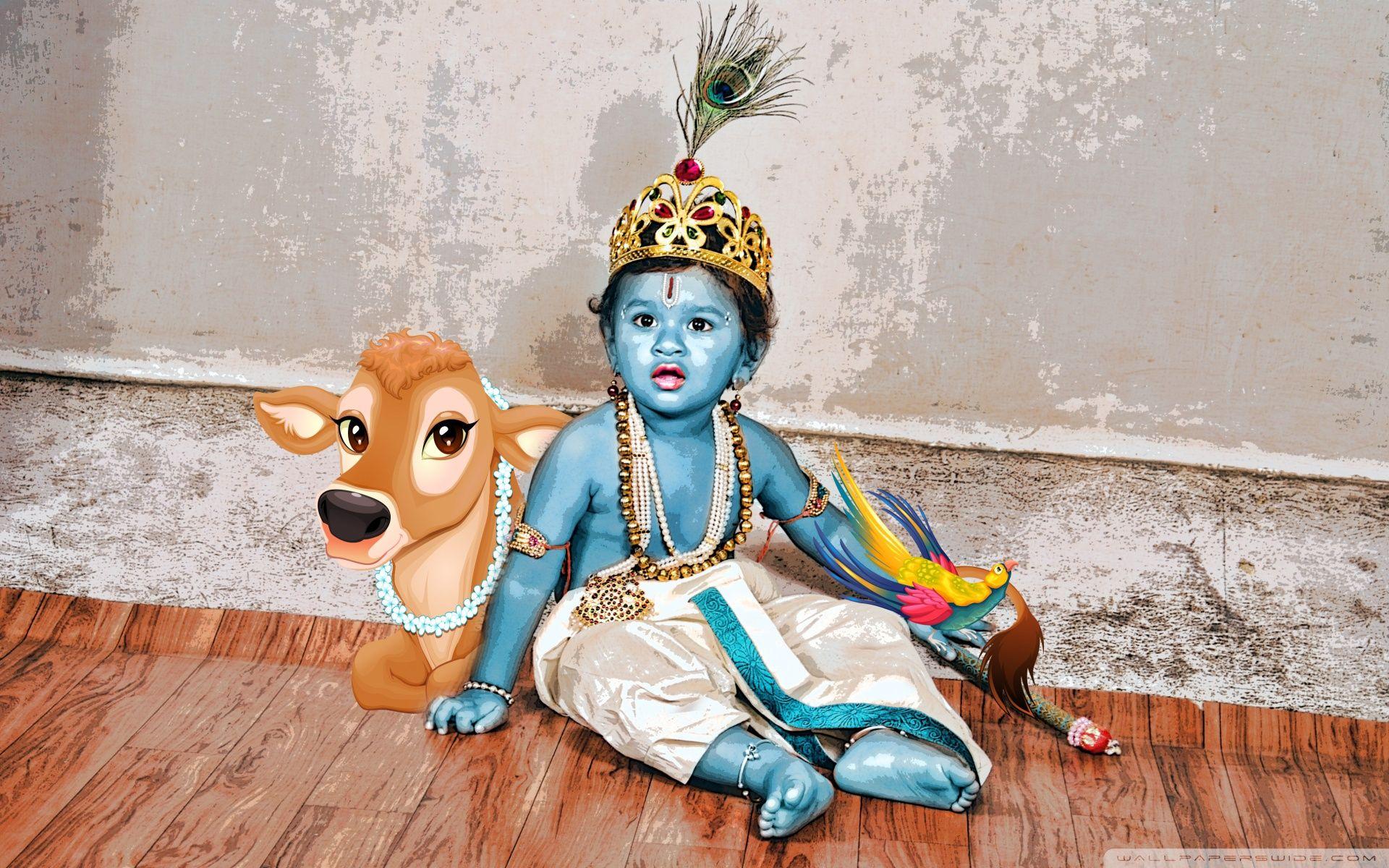 1920x1200 Little krishna Ultra HD Desktop Background Wallpaper for : Widescreen & UltraWide Desktop & Laptop