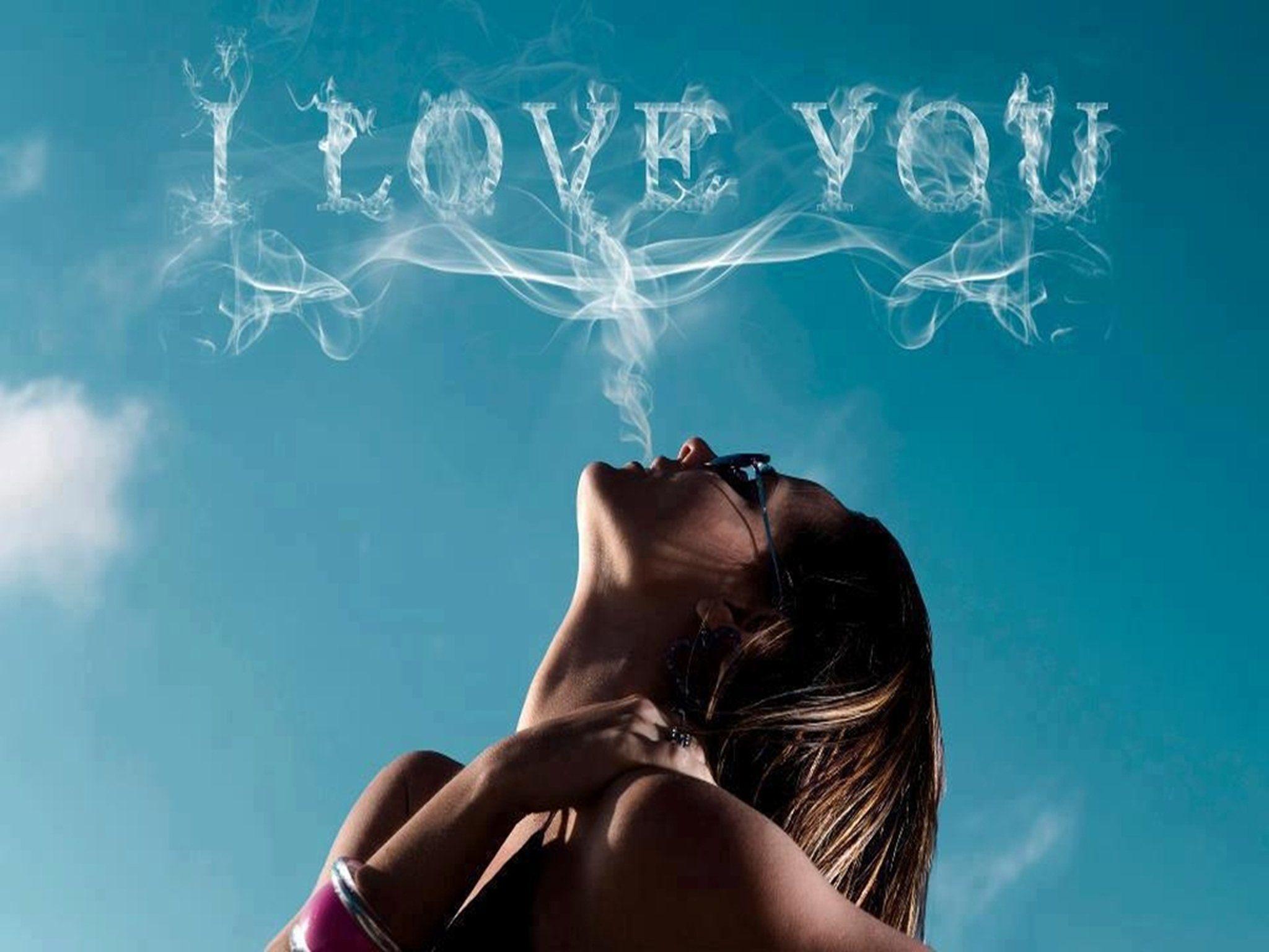 2048x1536 lovely, Sensual, I, Love, You, Girl, Face, Smoke, White, Beautiful, Smoke, Inscription, Fine, Woman, Smoking, Girl, Cigarette, Smoking, Pretty, Female, Lips Wallpaper HD / Desktop and Mobile Background