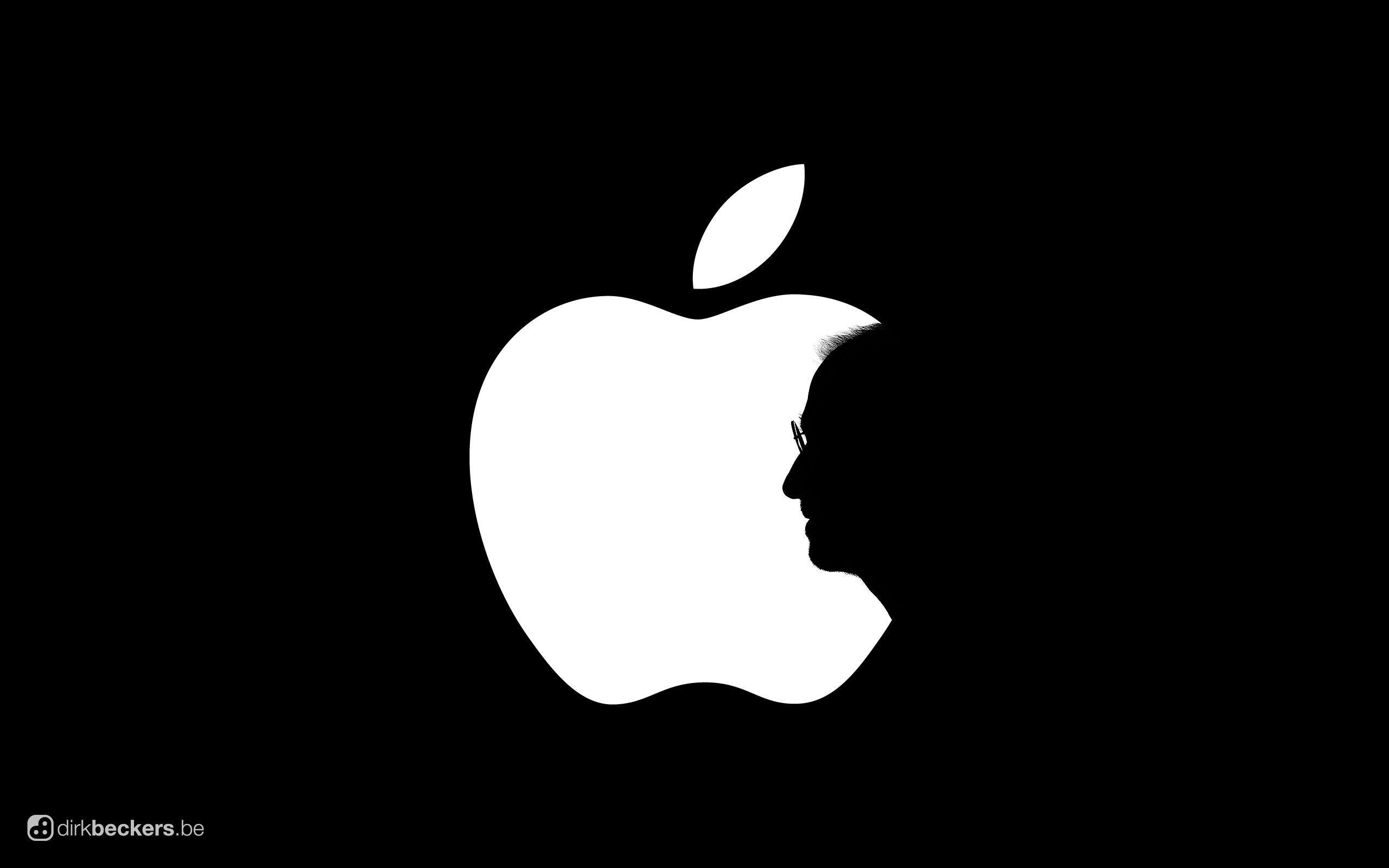 2560x1600 Steve Jobs Logo Tribute Apple Desktop Wallpaper