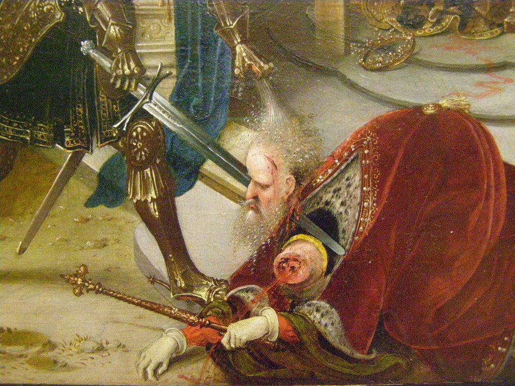 1024x768 Jan de Beer, Byzantine Emperor Heraclius Beheading Khosrau