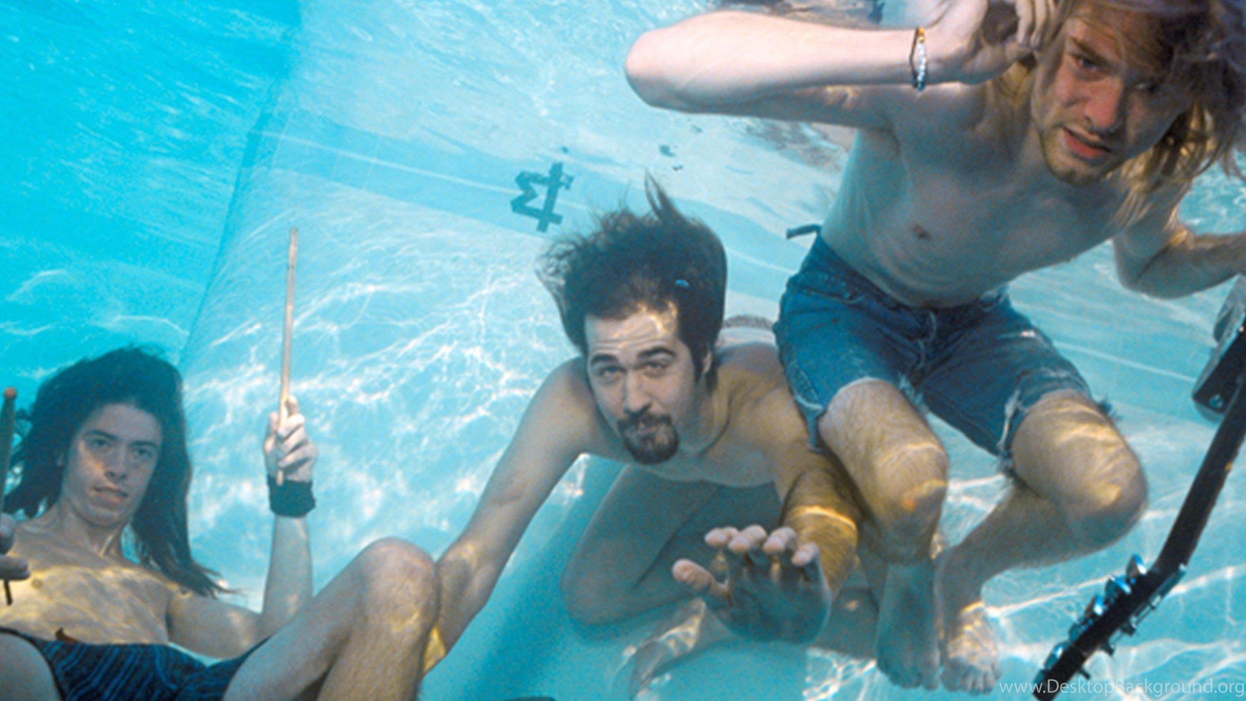 2560x1440 Nirvana Nevermind Band Underwater HD Wallpaper Cool Wallpaper Desktop Background
