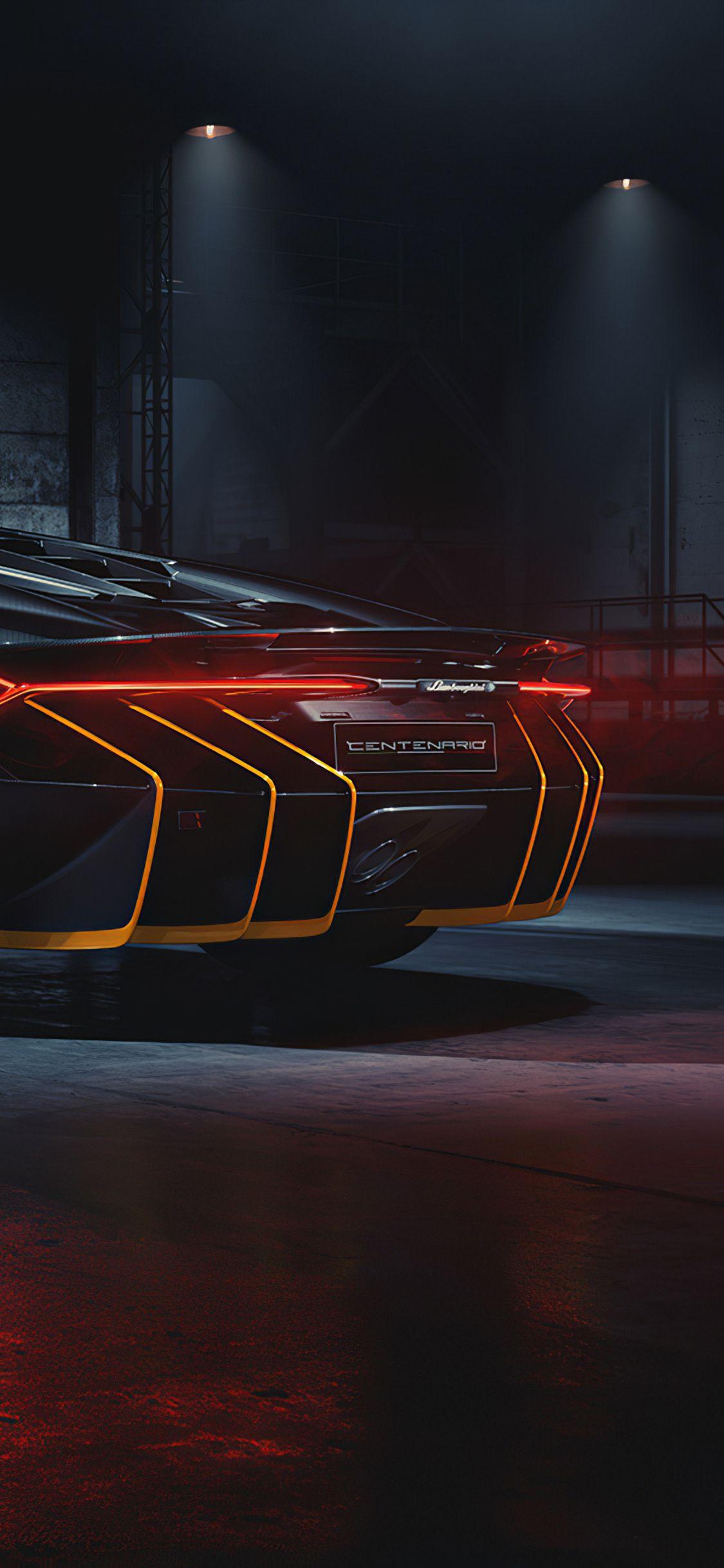1125x2436 Lamborghini Centenario Rear 2020 iPhone XS, iPhone iPhone X HD 4k Wallpaper, Image, Background, Photo and Picture