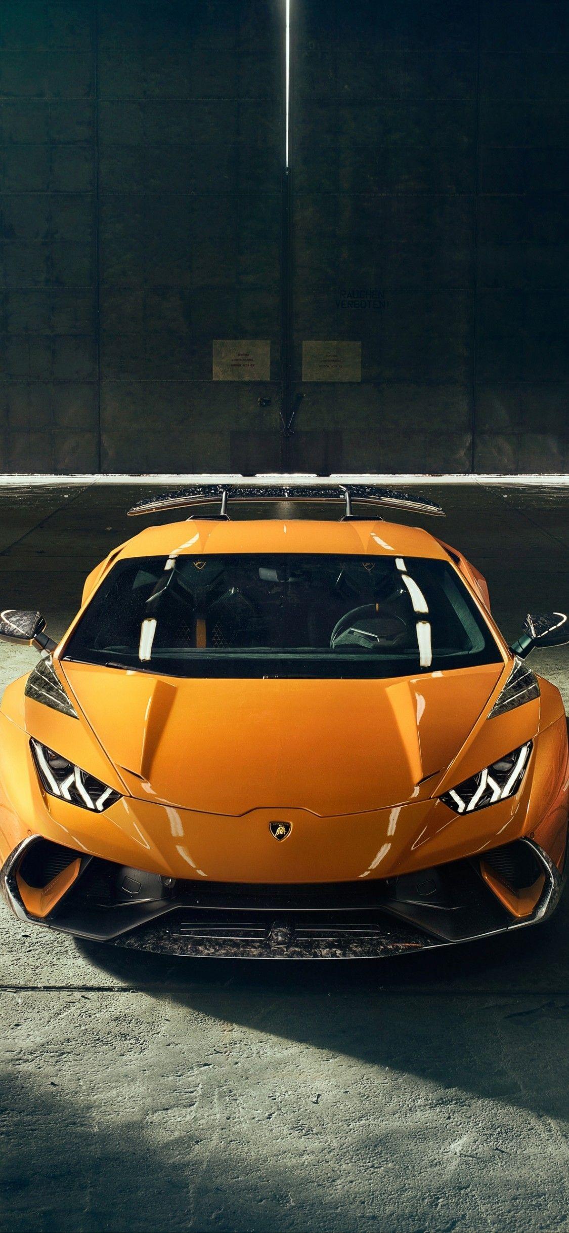 1125x2436 Download 1125x2436 Lamborghini Huracan, Orange, Supercars Wallpaper for iPhone X