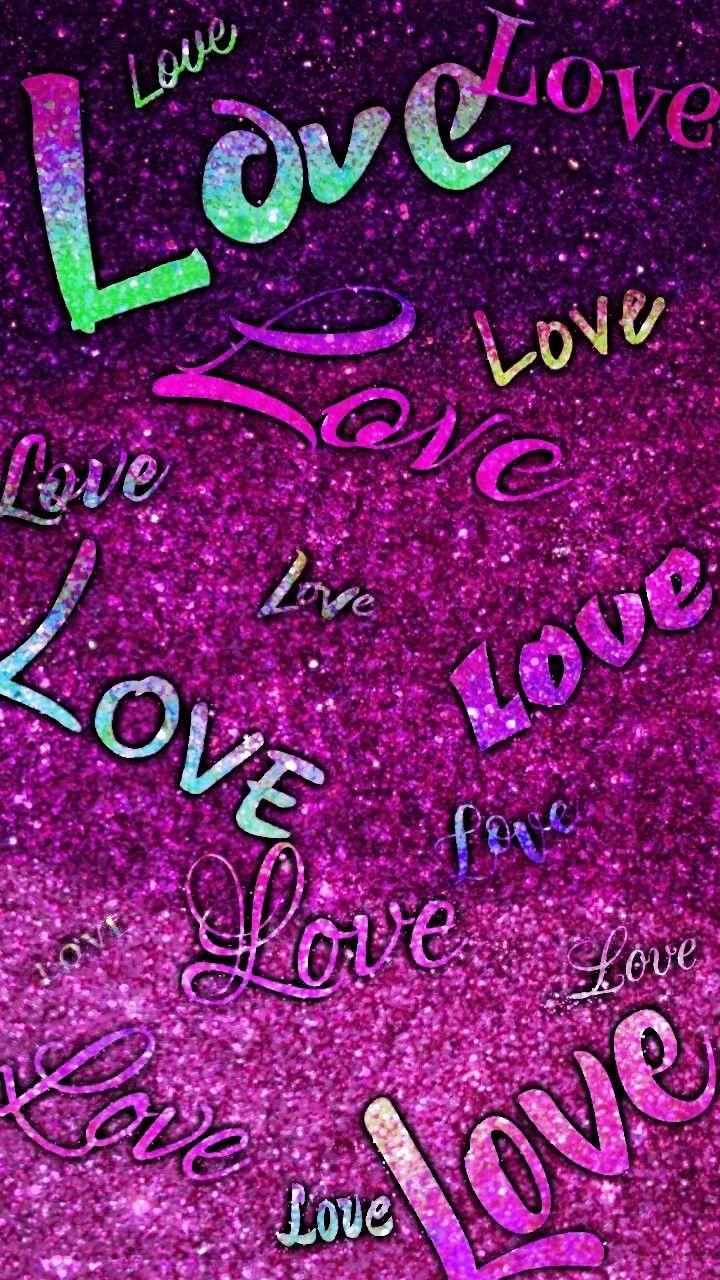 Love Pink Glitter Wallpapers Top Free Love Pink Glitter Backgrounds