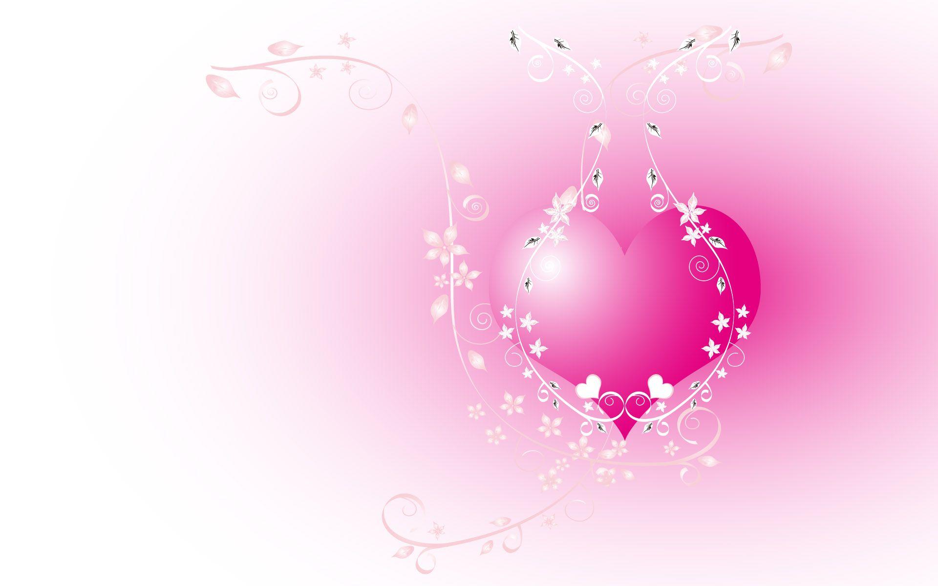 1920x1200 Love Pink Wallpaper HD