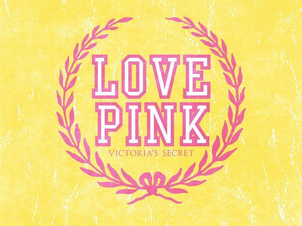 1024x768 I Love Pink Wallpaper