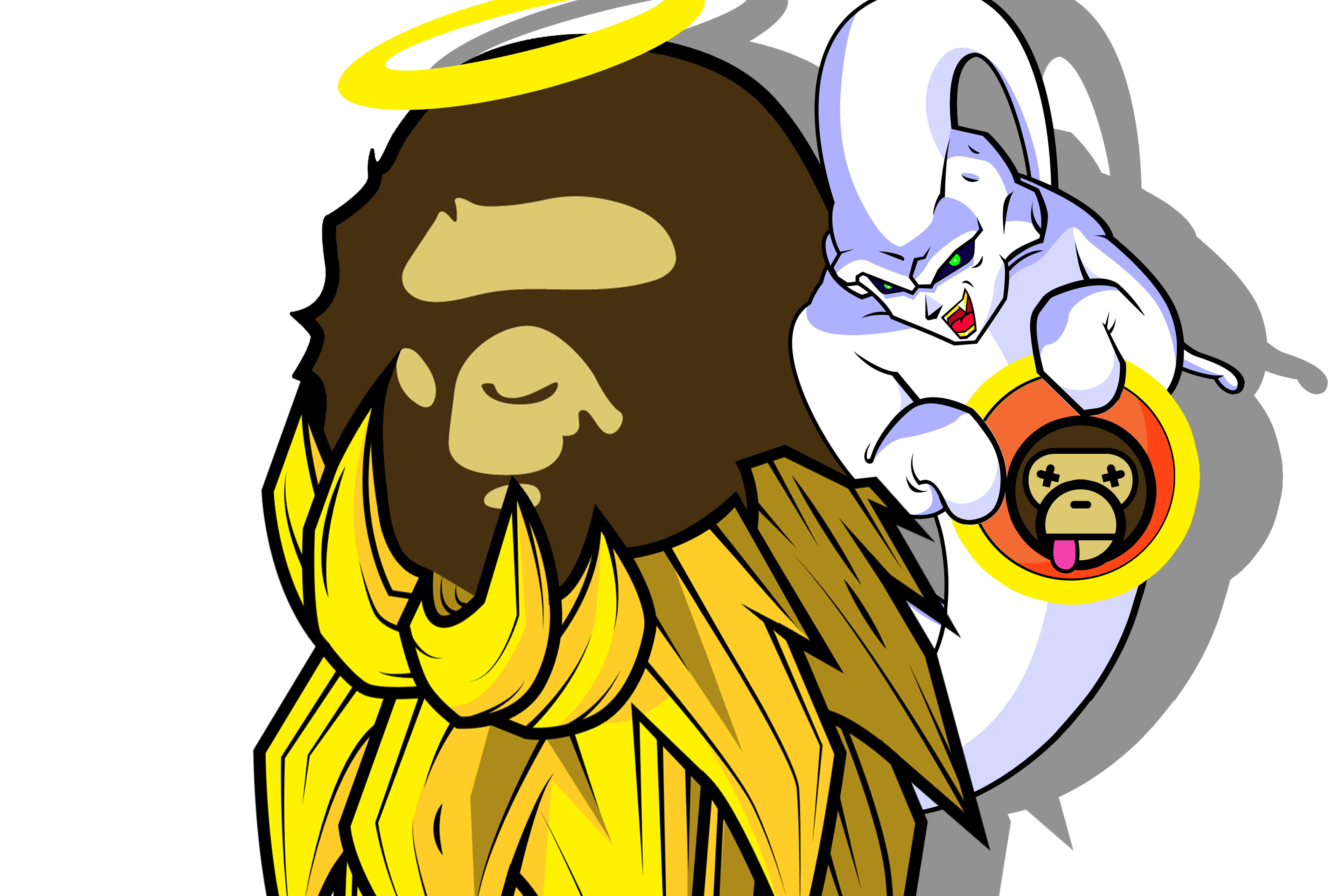 3840x2560 Dragon Ball Z, Dragon Ball, Majin Buu, kid buu, BAPEx2560 Wallpaper