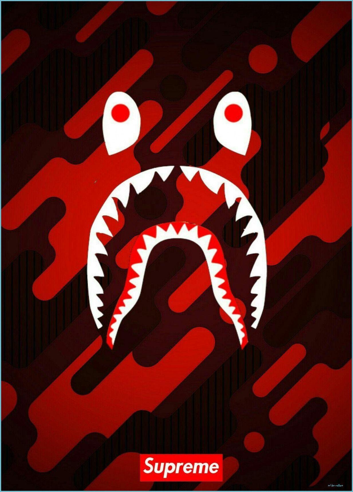 1233x1719 Supreme Shark Wallpaper bape wallpaper