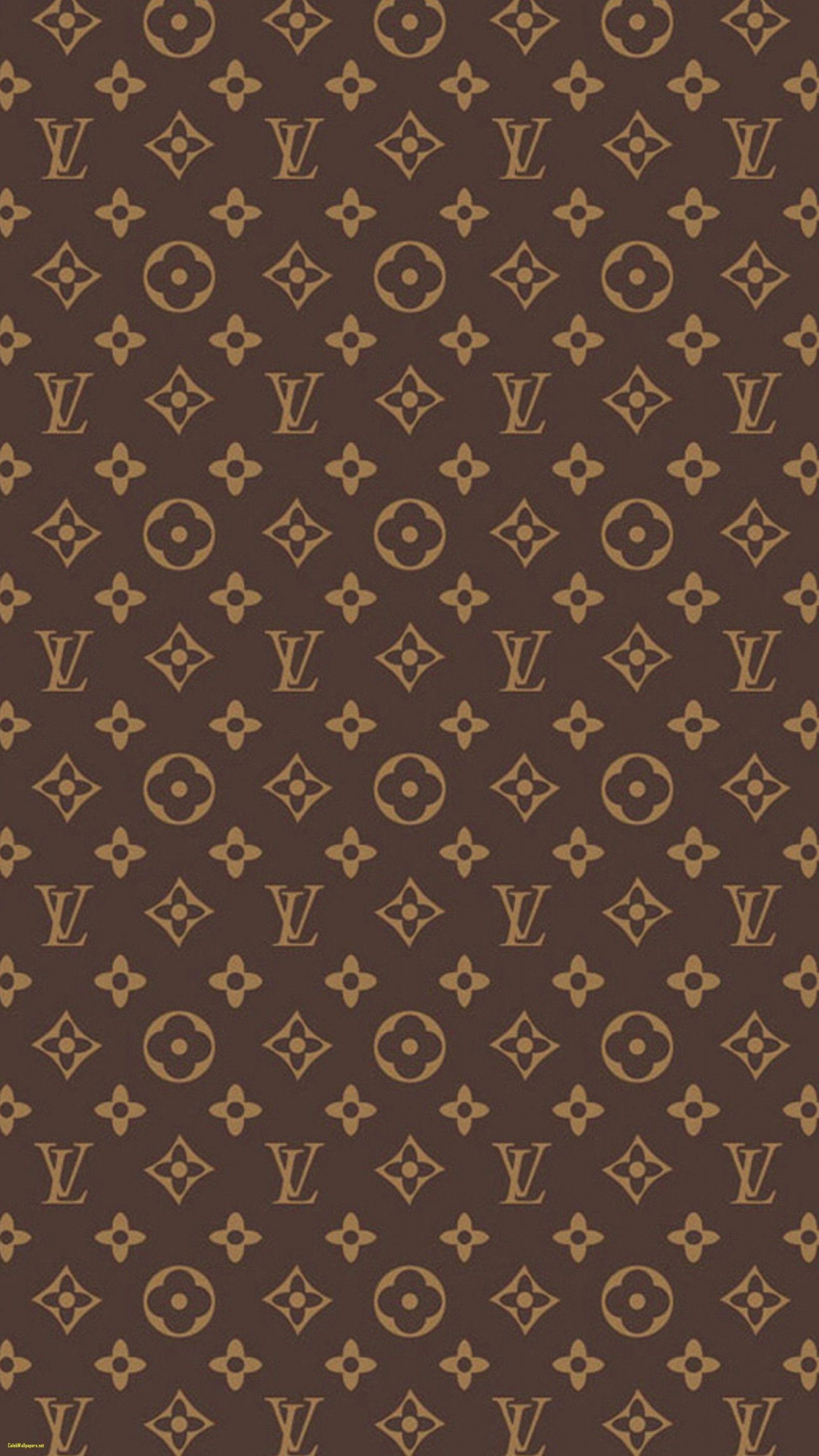 1600x2844 Gold Louis Vuitton Wallpaper