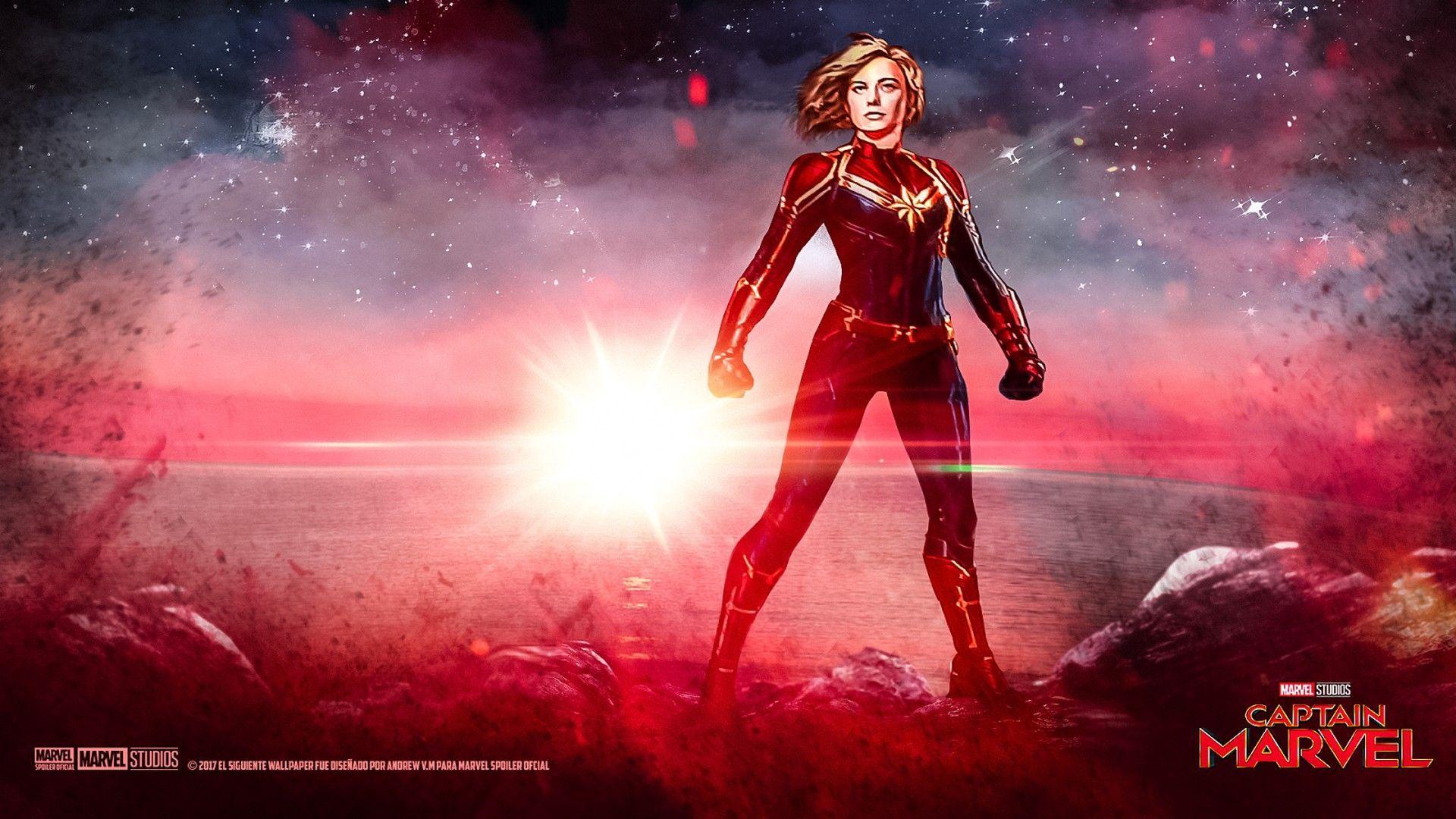 1920x1080 Wallpaper Captain Marvel Movie Poster Wallpaper HD. Movie poster wallpaper, Captain marvel wallpaper, Captain marvel