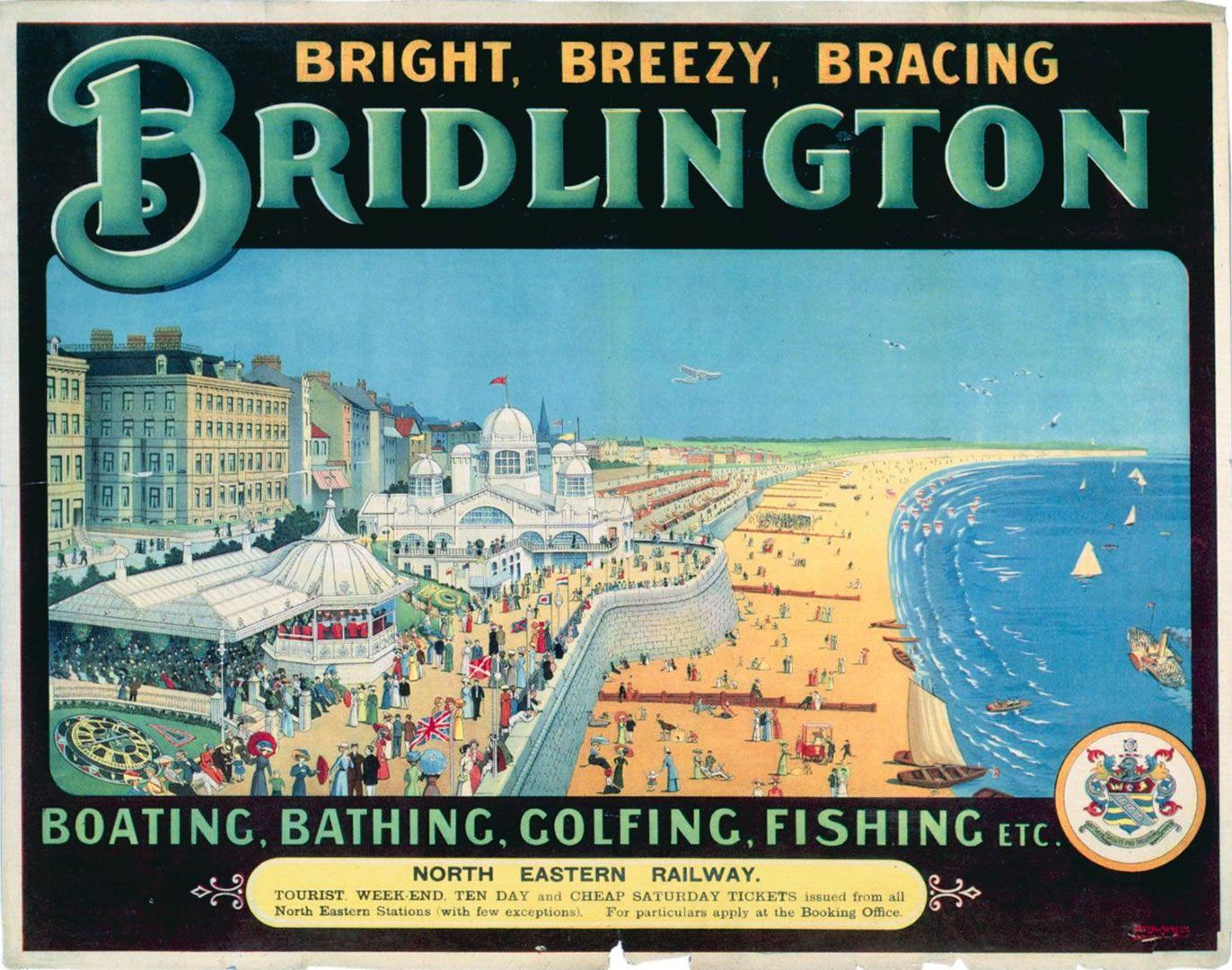 1372x1080 Bridlington British Railways Posters