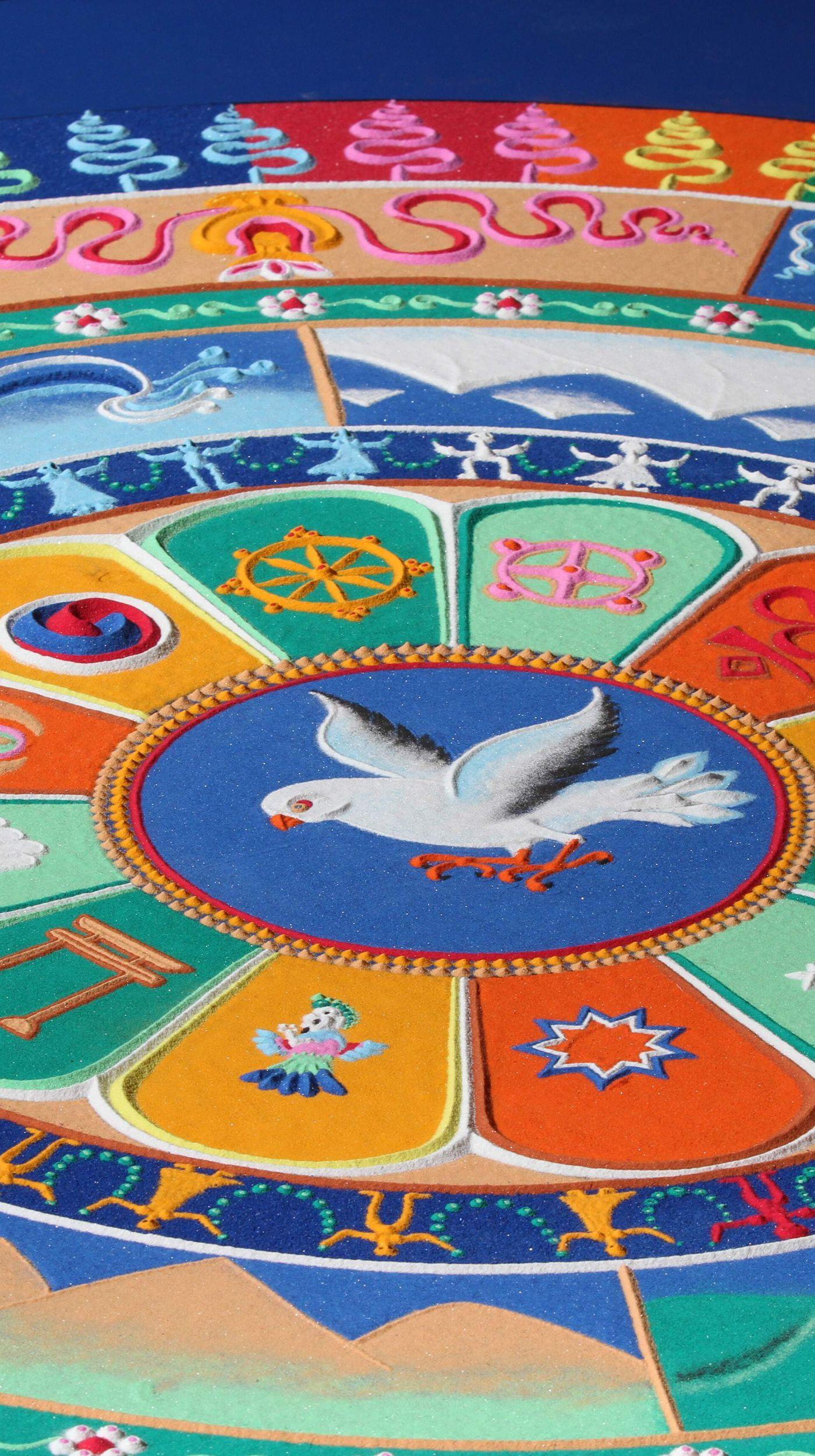 1400x2500 Buddhist monks return to St. Petersburg to make sand mandalas