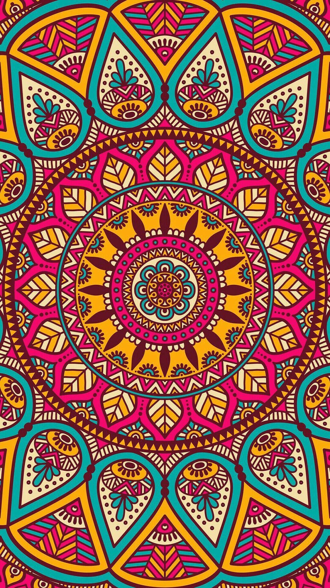 1080x1920 Mandala Desktop Background. Boho Mandala Desktop Wallpaper, Mandala Black Background and Gypsy Mandala Wallpaper