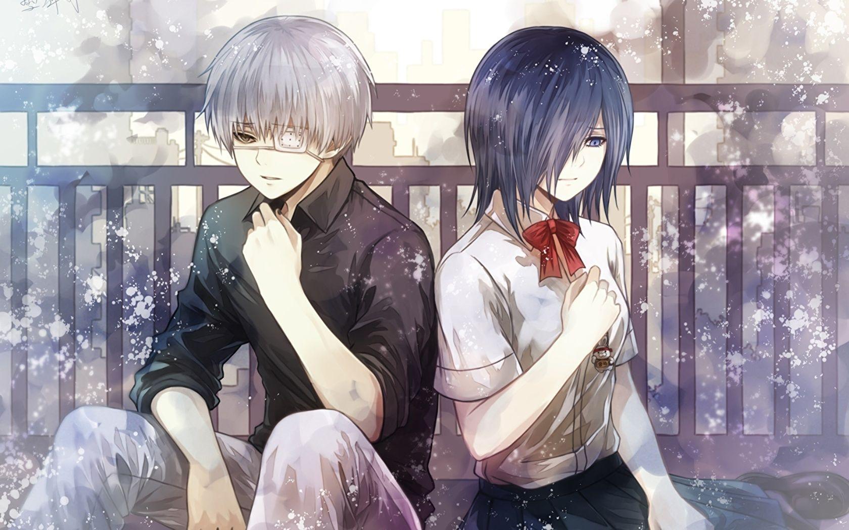 1680x1050 Wallpaper Tokyo Ghoul Young man Eye patch Ken Kaneki, 1680x1050