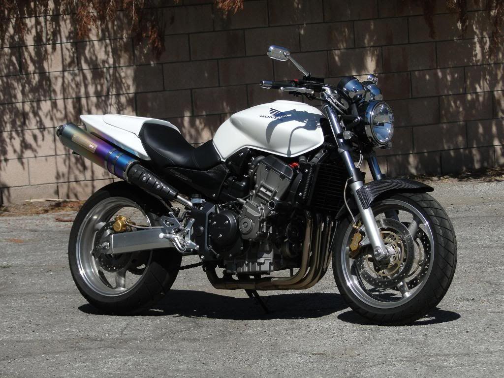 1024x768 honda hornet modified, Súper motos