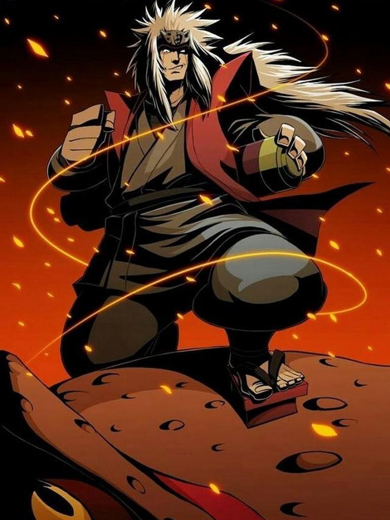 768x1024 Android Jiraiya Wallpaper