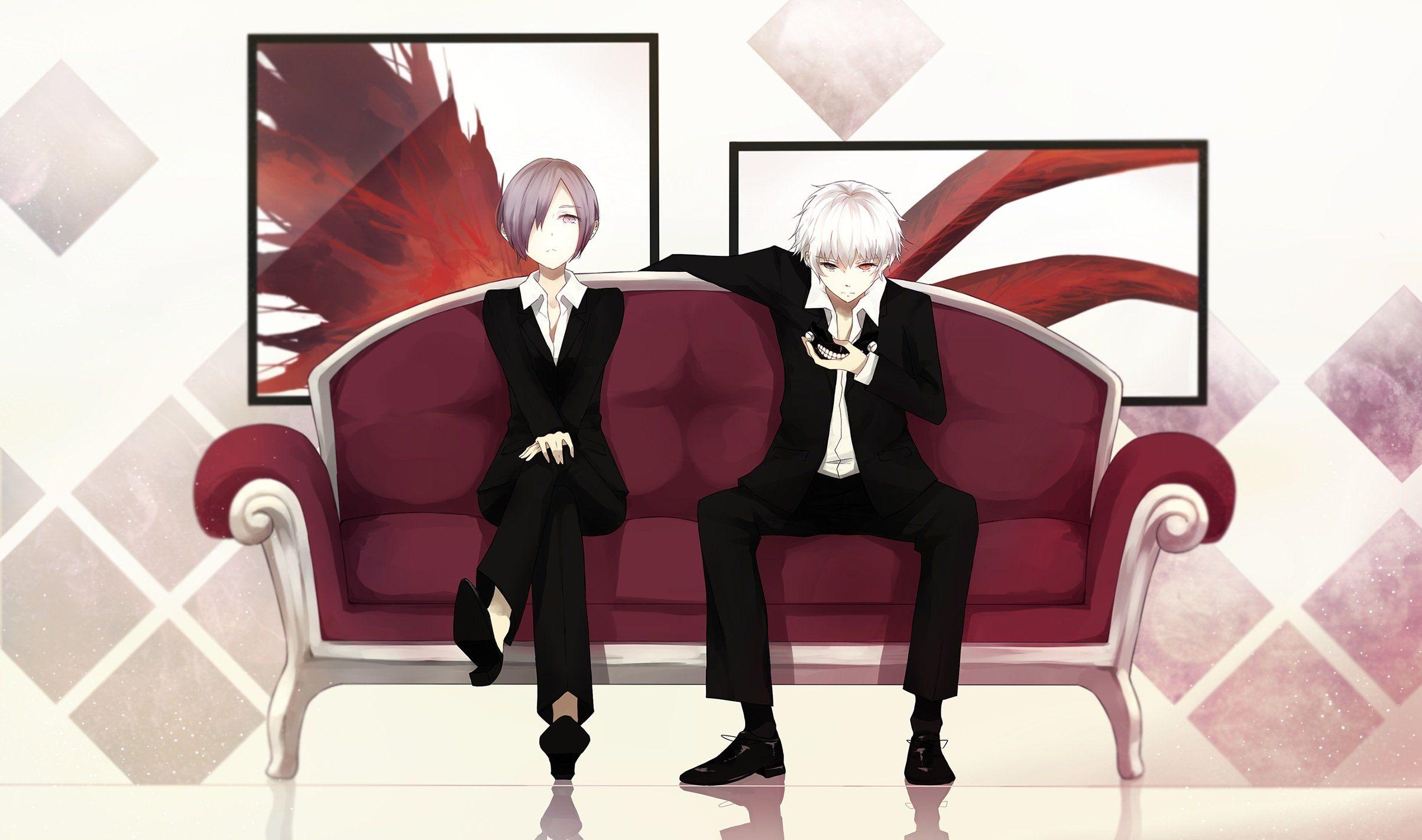 2405x1421 kaneki wallpaper