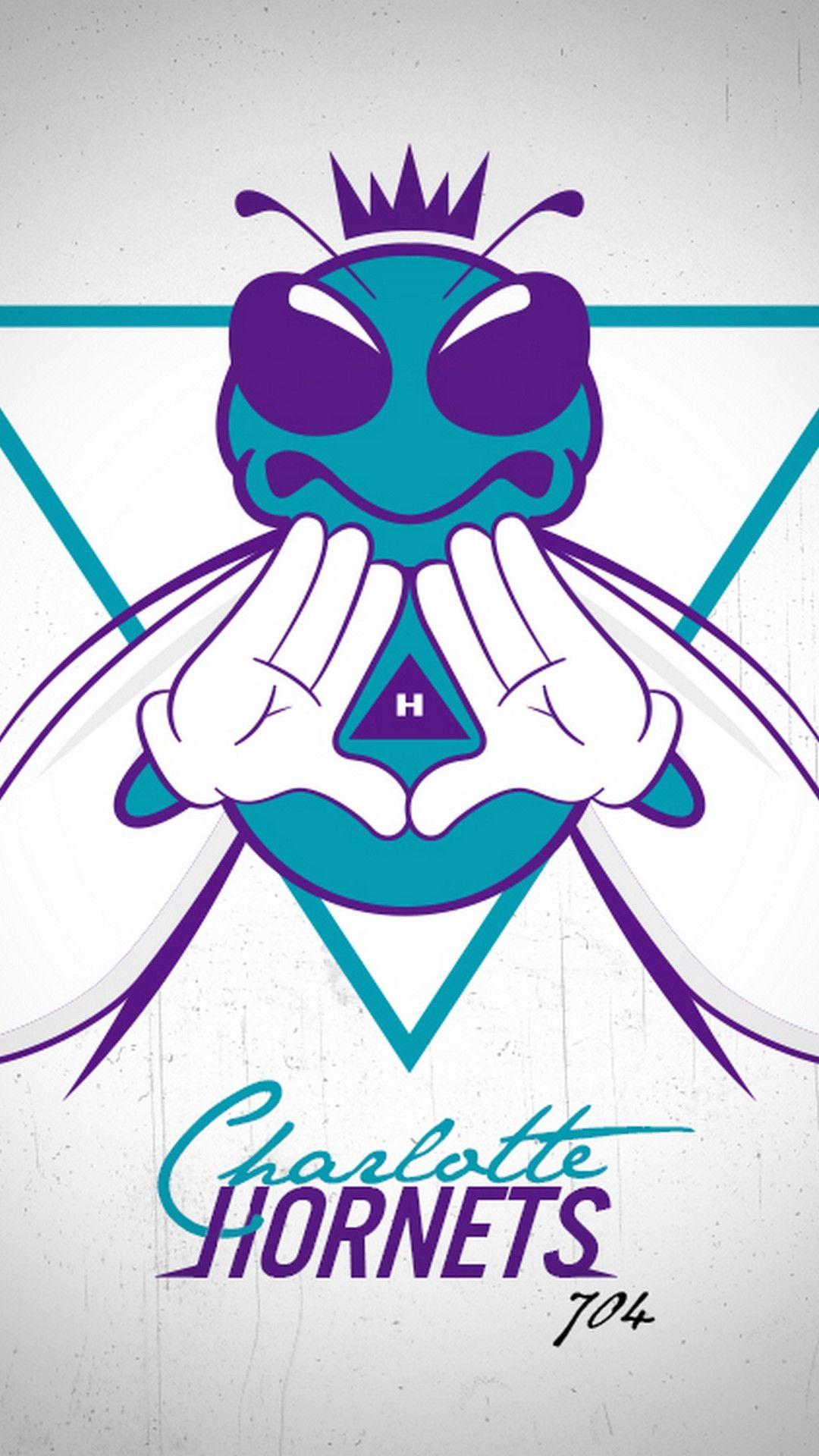 1080x1920 Charlotte Hornets HD Wallpaper For iPhone Basketball Wallpaper