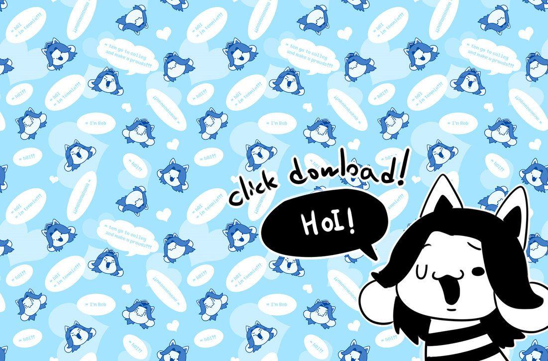 1101x725 Undertale Temmie Wallpaper