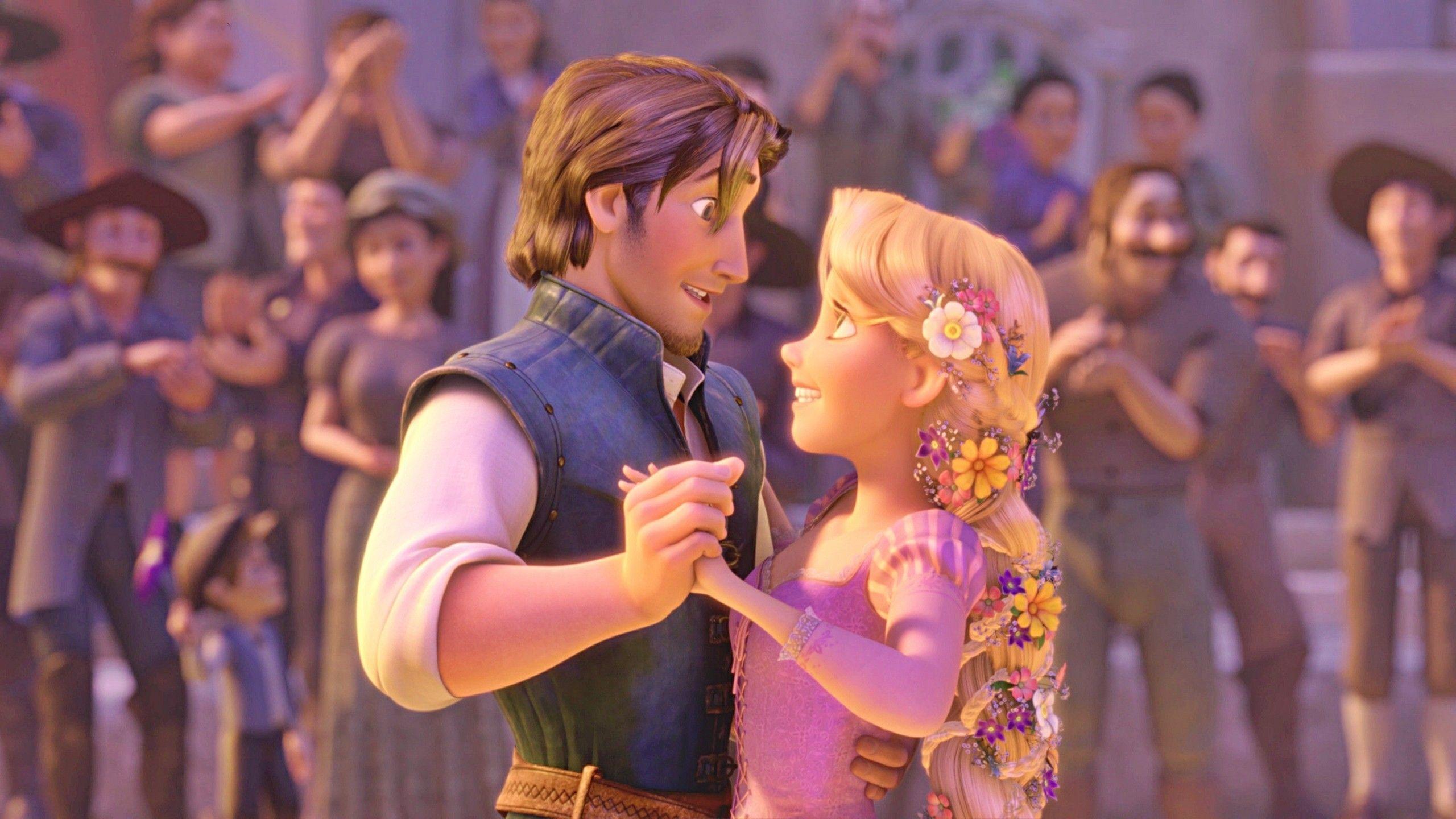 2560x1440 Tangled Wallpaper HD Romantic