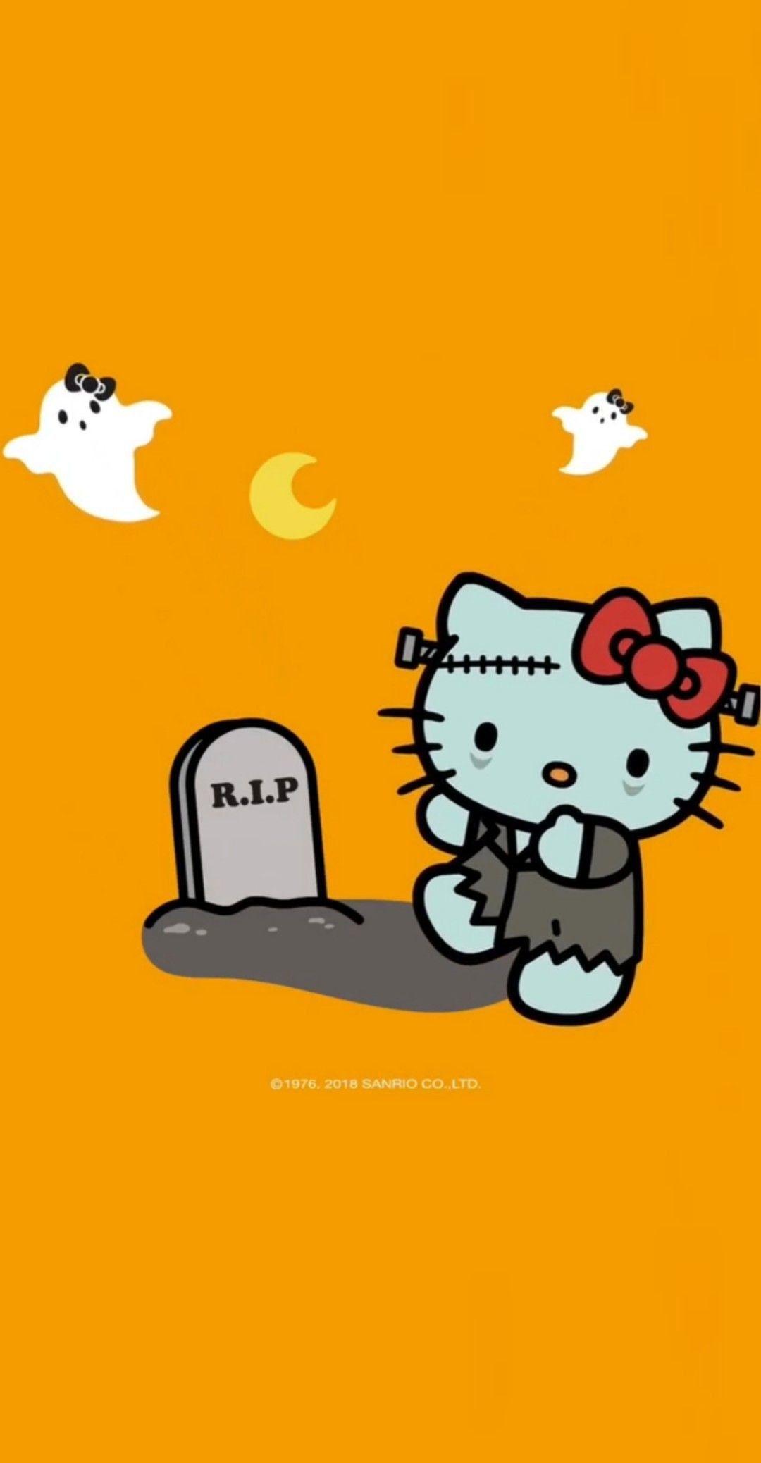 Halloween Hello Kitty Wallpapers - Top Free Halloween Hello Kitty  Backgrounds - WallpaperAccess