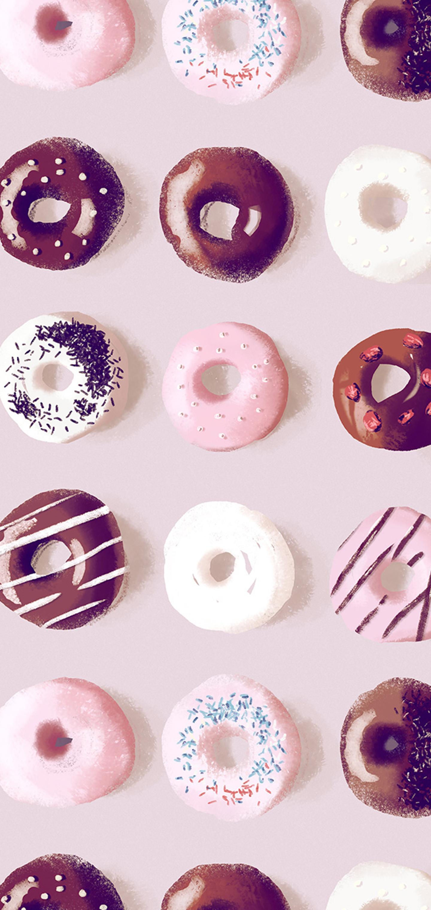 1440x3040 Doughnut Wallpaper