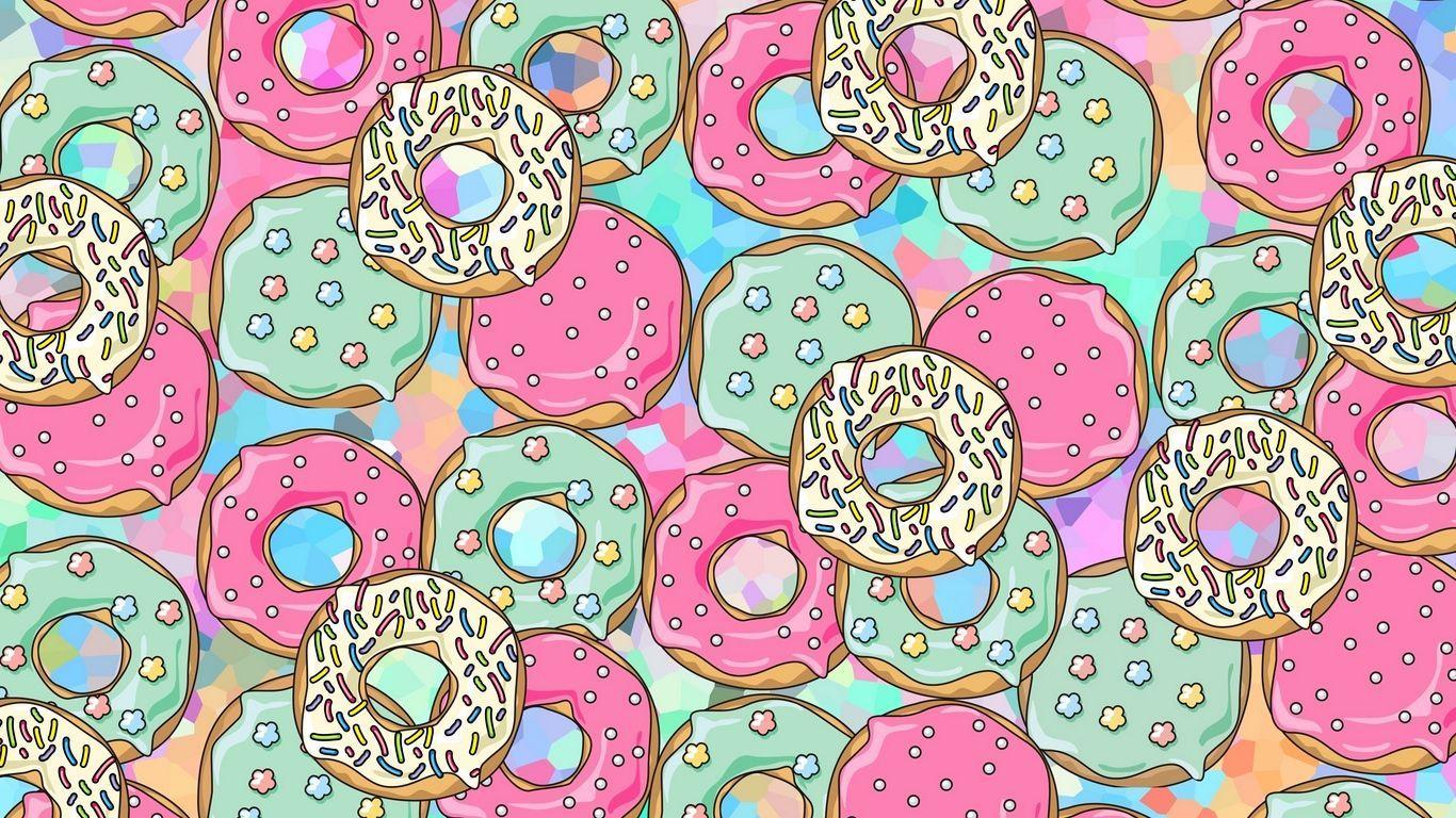 1366x768 Laptop Donut Wallpaper