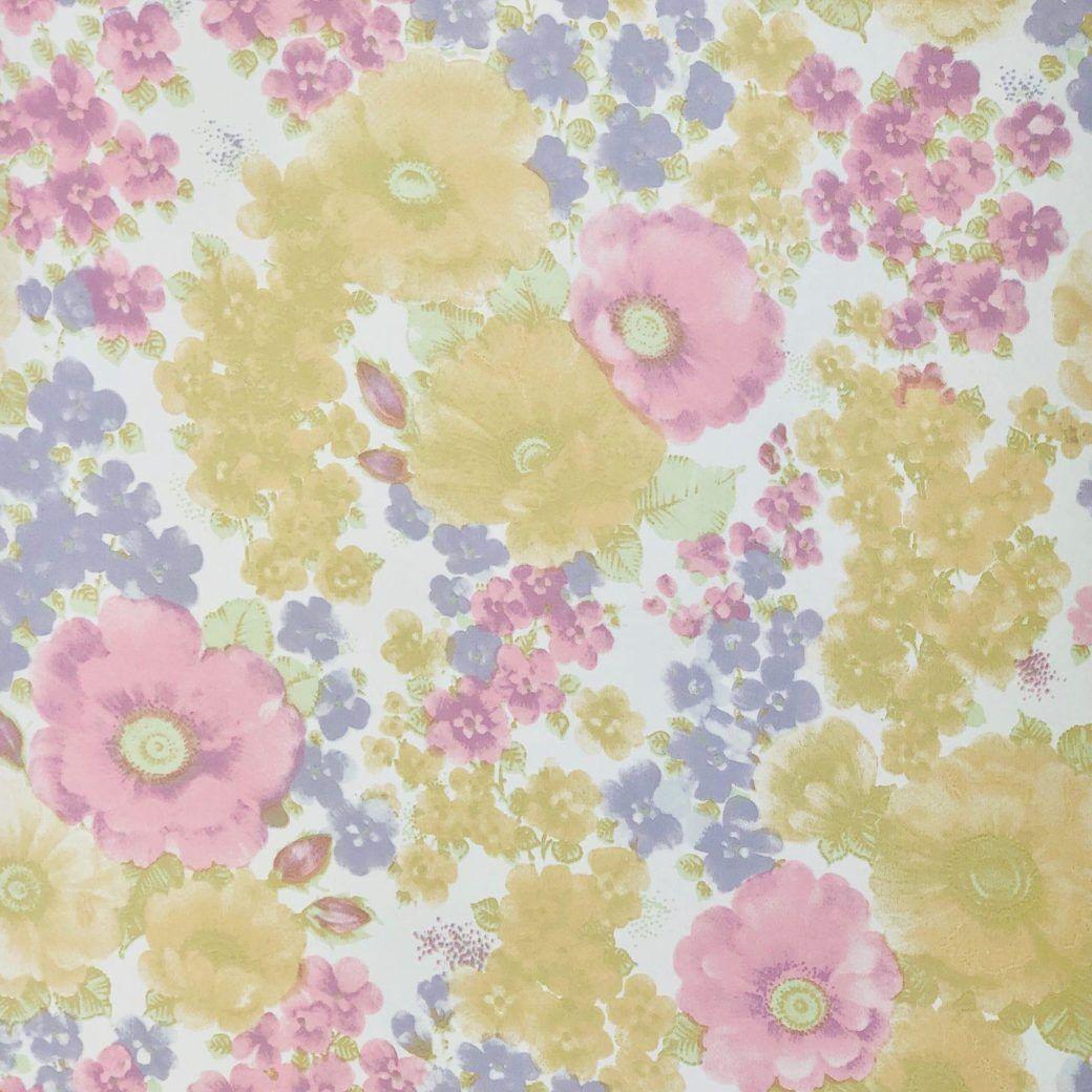 1040x1040 Vintage Wallpaper Shop. Pink Floral Wallpaper