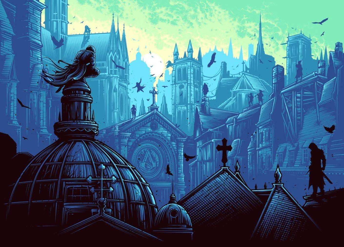 1409x1012 Dan Mumford, Assassins Creed: Brotherhood, Assassins Creed, Video Games Wallpaper HD / Desktop and Mobile Background