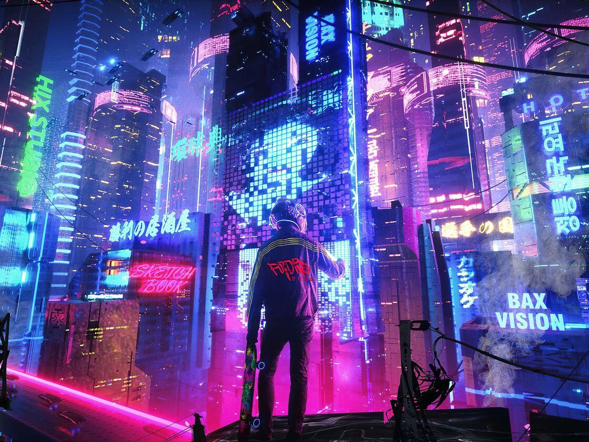 1152x864 Neon City Pan 4k 1152x864 Resolution HD 4k Wallpaper, Image, Background, Photo and Picture