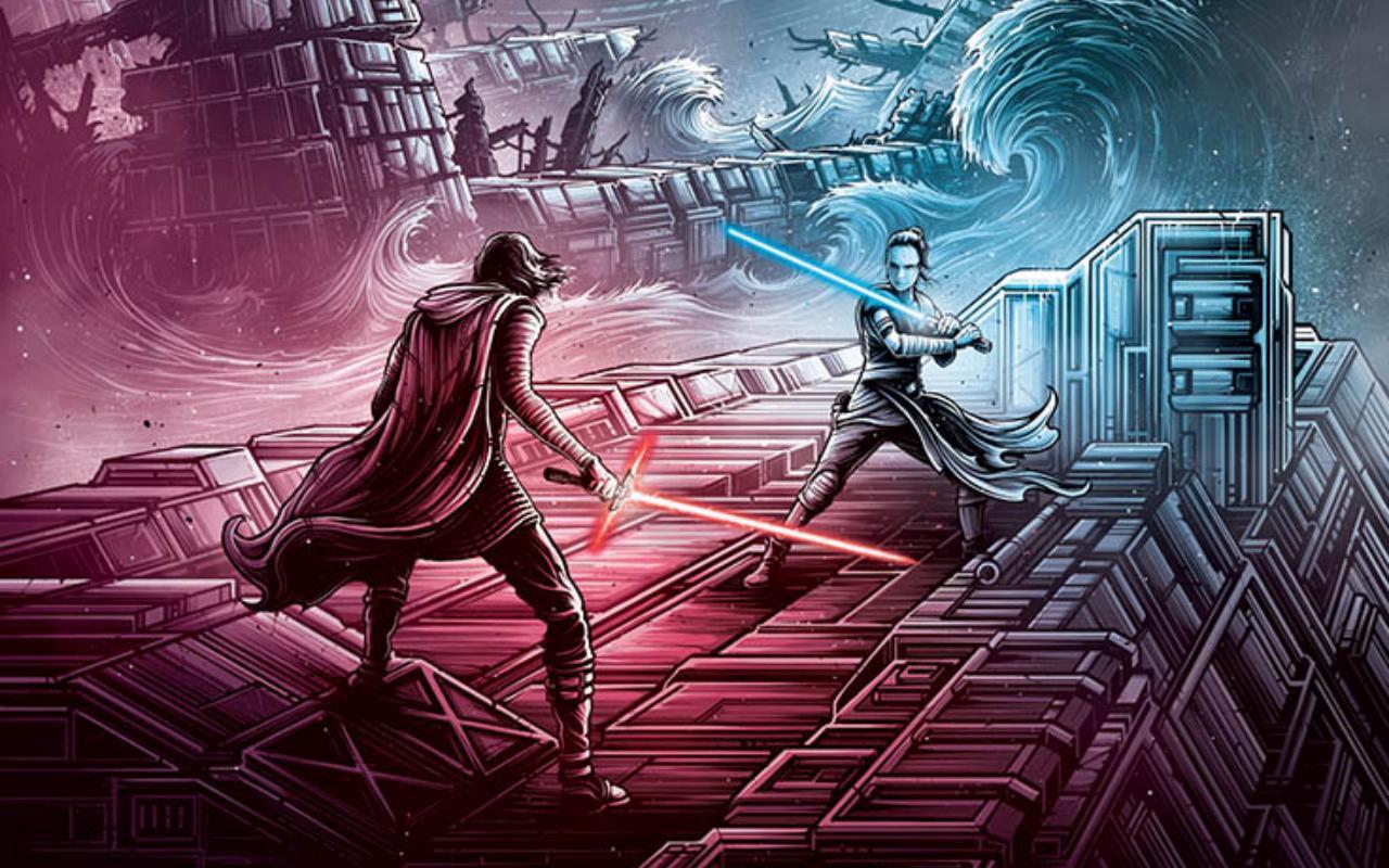 1280x800 Dan Mumford Rise Of Skywalker HD Wallpaper