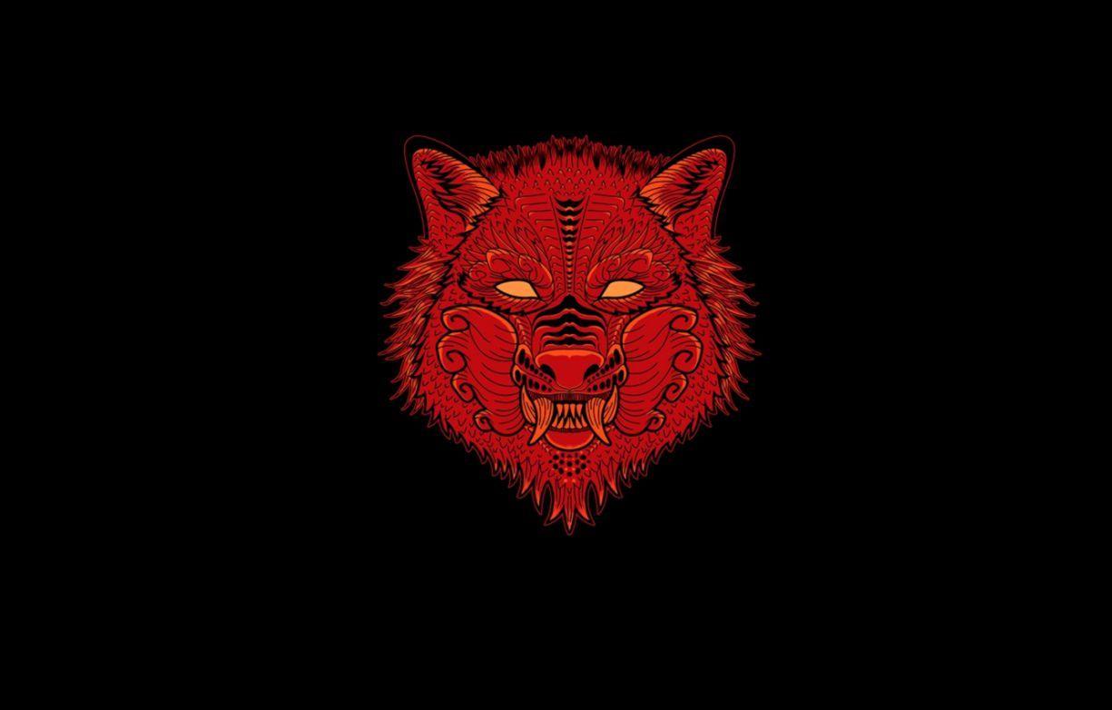 1225x782 Wolf Face Wallpaper