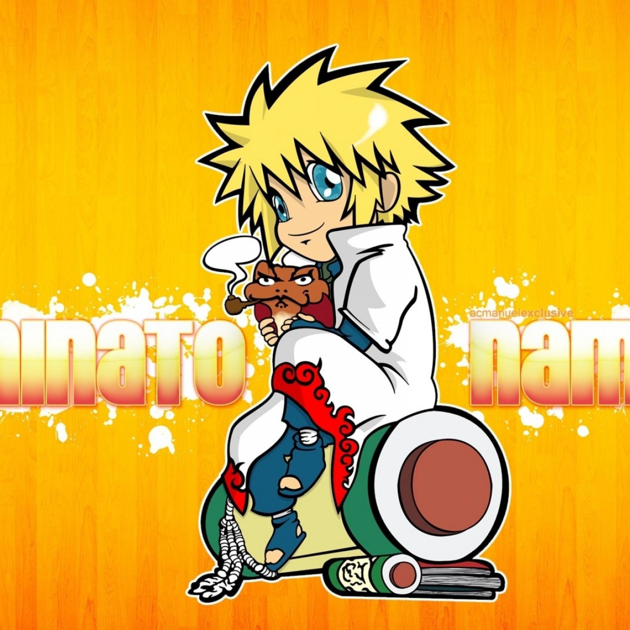 2048x2048 Minato Namikaze HD Wallpaper Background Wallpaper