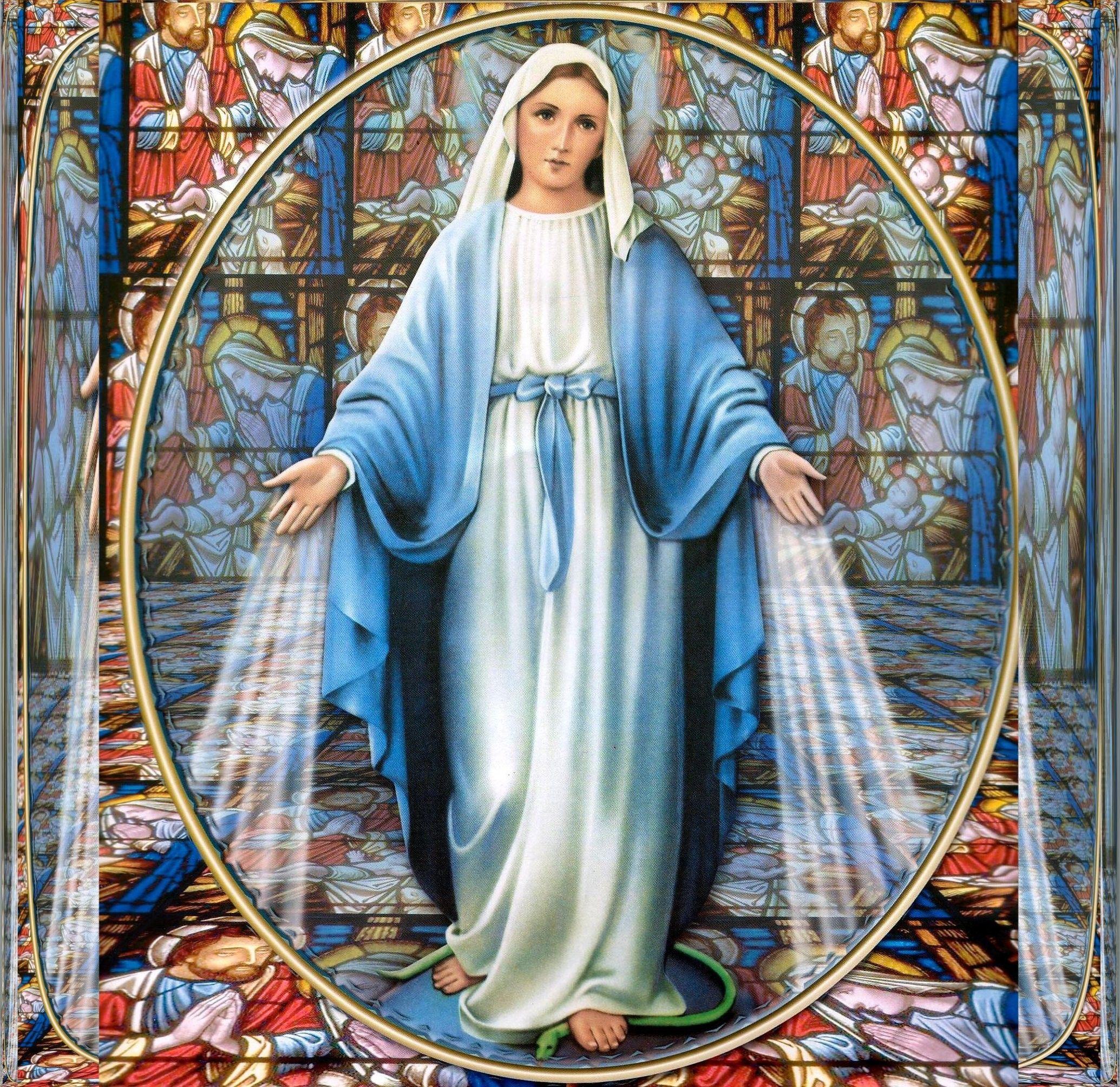 2069x2009 Mother Mary Wallpaper HD
