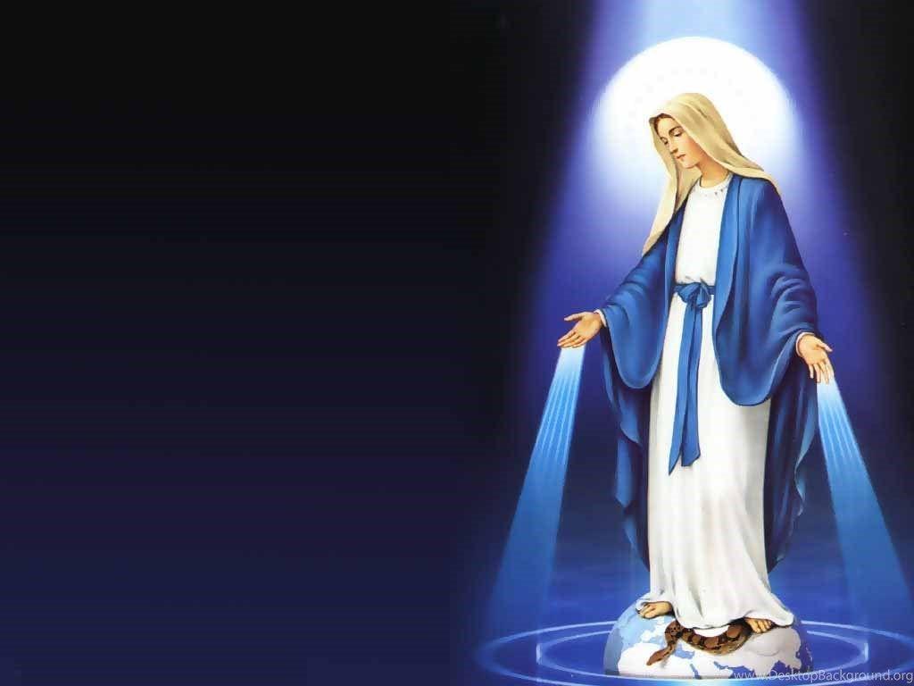 1024x768 Mary Mother Of God Wallpaper Desktop Background