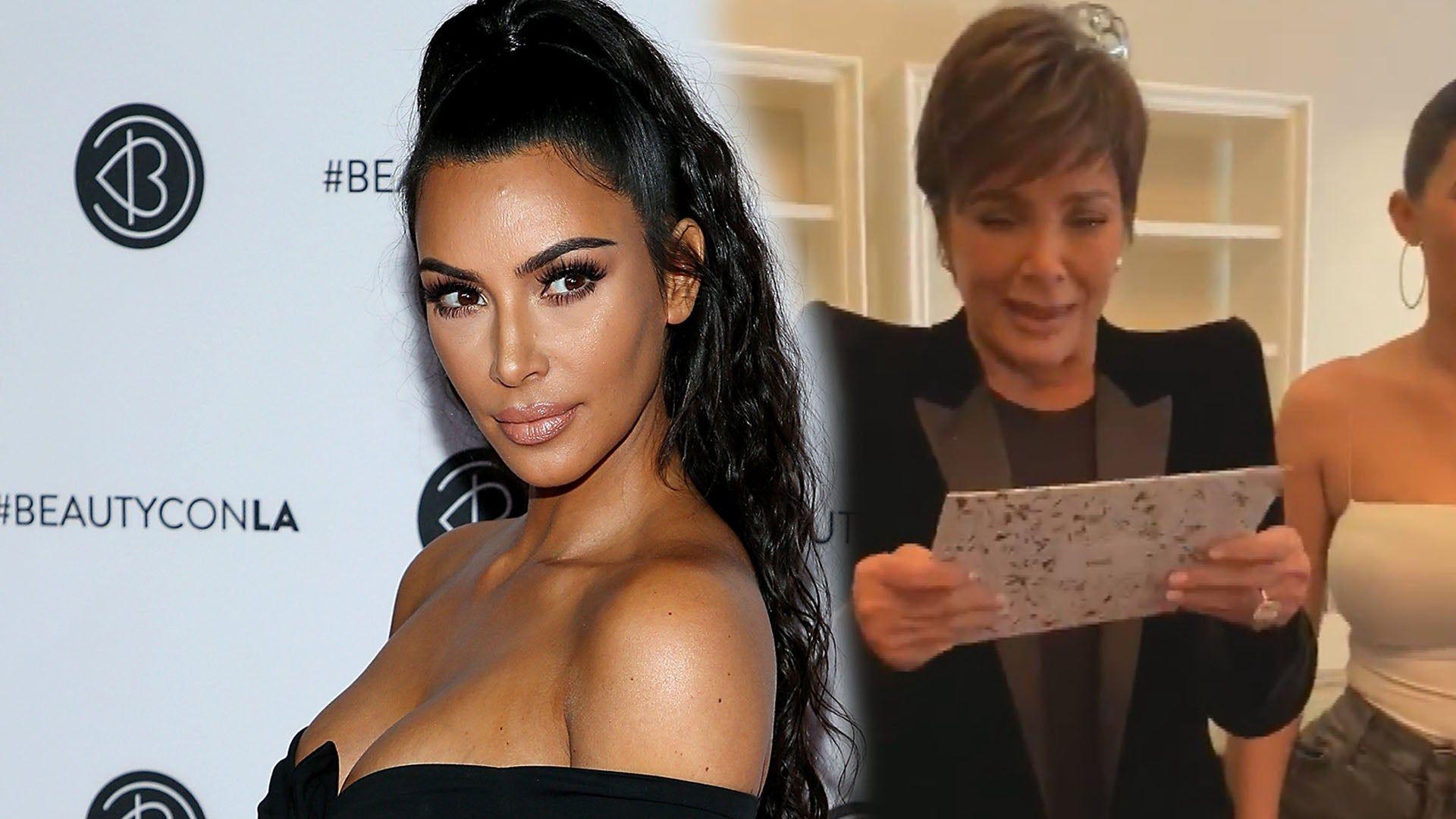 1920x1080 Kim Kardashian Brings Mom Kris Jenner to Tears With This Nostalgic Birthday Gift - Watch the Sweet Moment!
