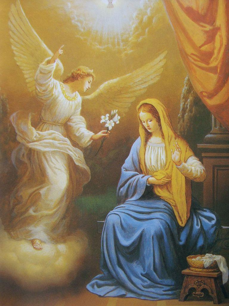 768x1024 Mother Mary Image