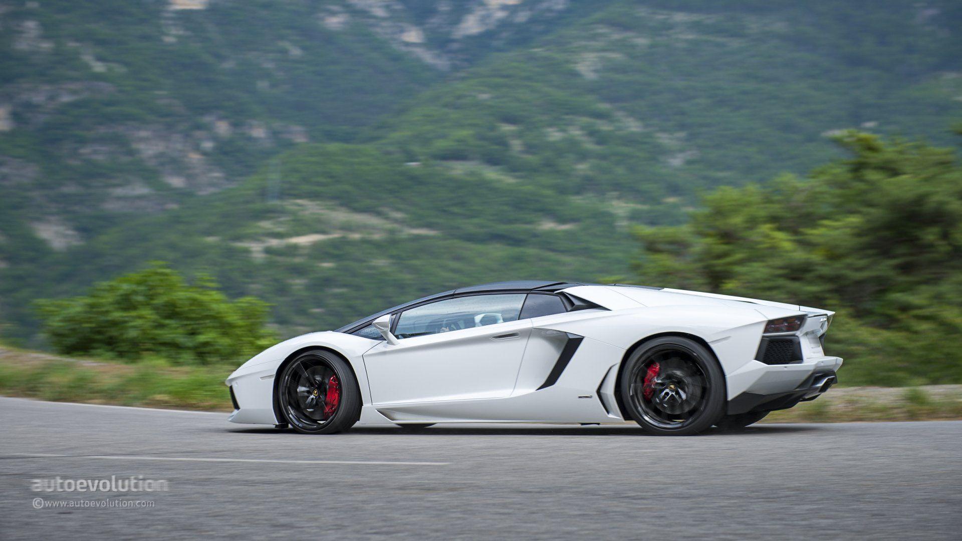 1920x1080 LAMBORGHINI Aventador Roadster cars supercars white wallpaperx1080