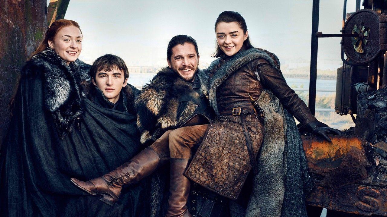 1280x720 Wallpaper Sansa Stark, Bran Stark, Jon Snow, Arya Stark, Isaac Hempstead Wright, TV Series / Editor's Picks,. Wallpaper For IPhone, Android, Mobile And Desktop